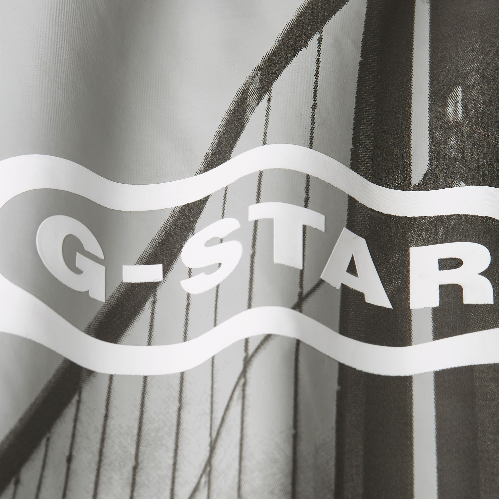 G-Star RAW HQ Old School Logo Lash T-Shirt Wit Heren