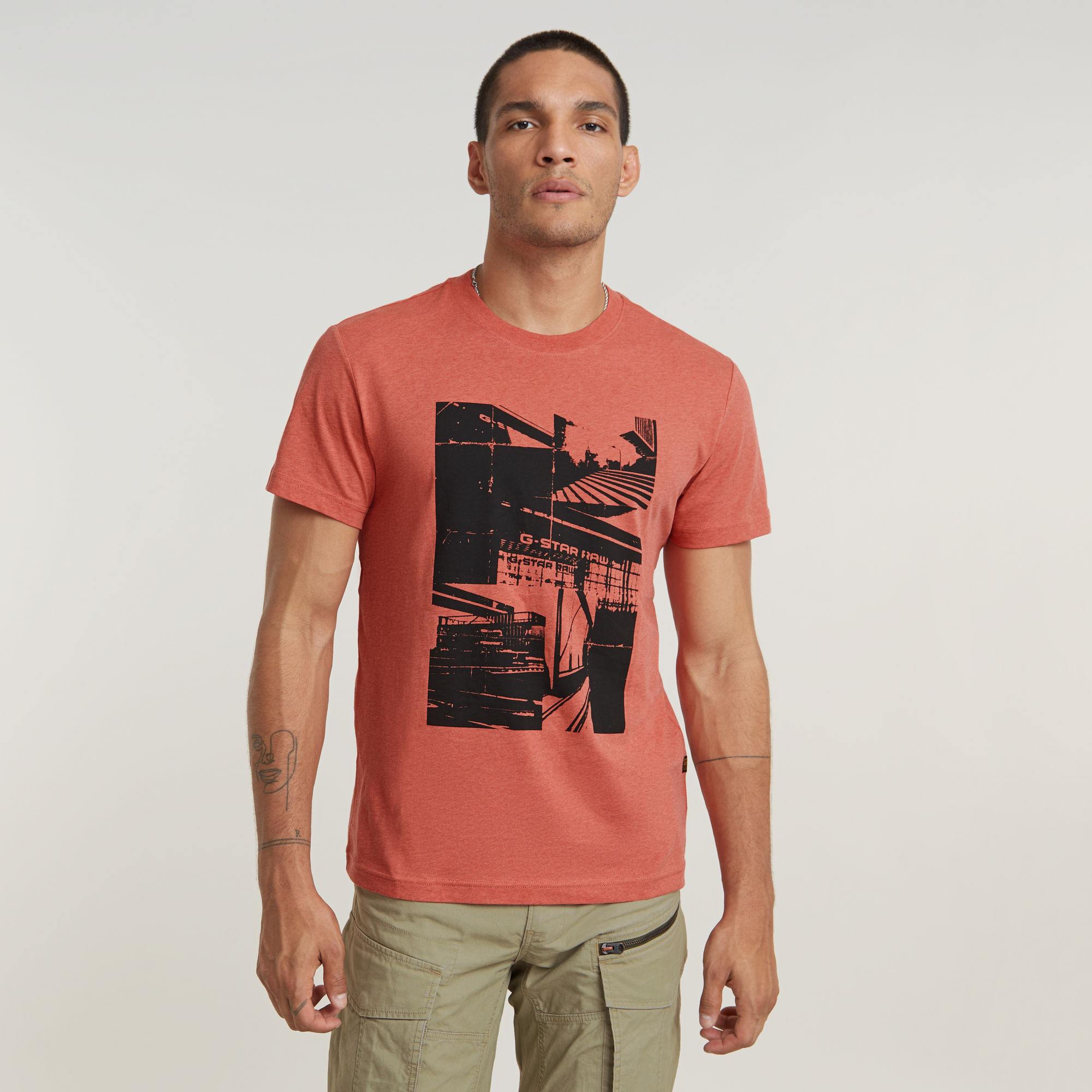 G-Star RAW JMW Building T-Shirt - Meerkleurig - Heren