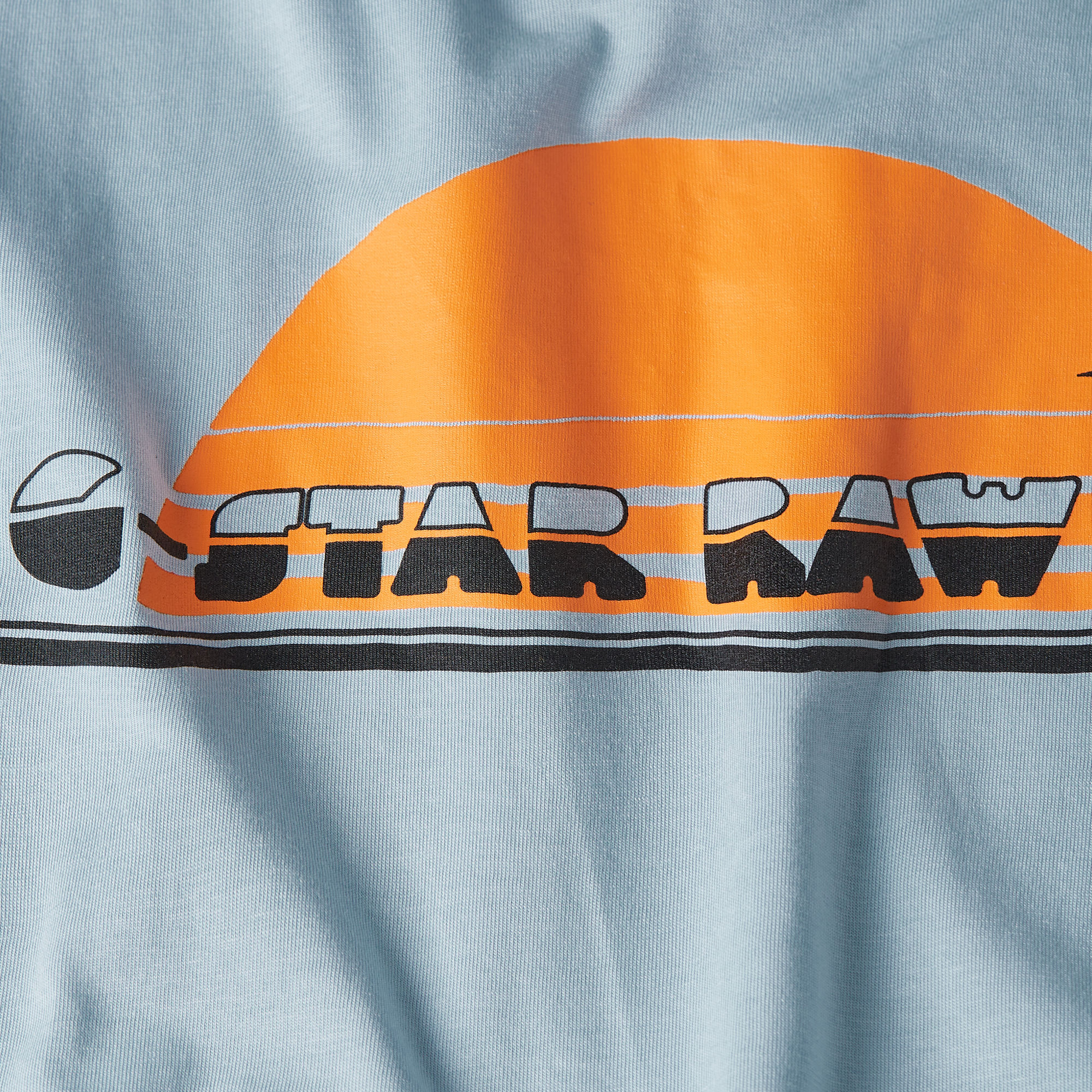 G-Star RAW Sunrise Slim T-Shirt Lichtblauw Heren