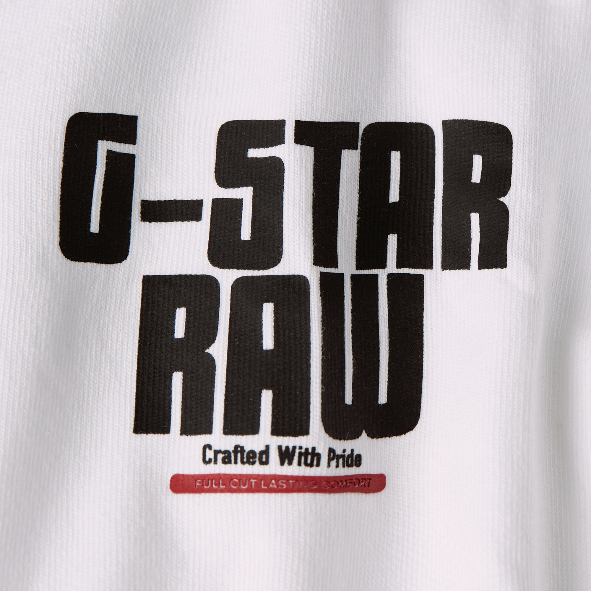 G-Star RAW Engine Back Graphic Loose T-Shirt Wit Heren