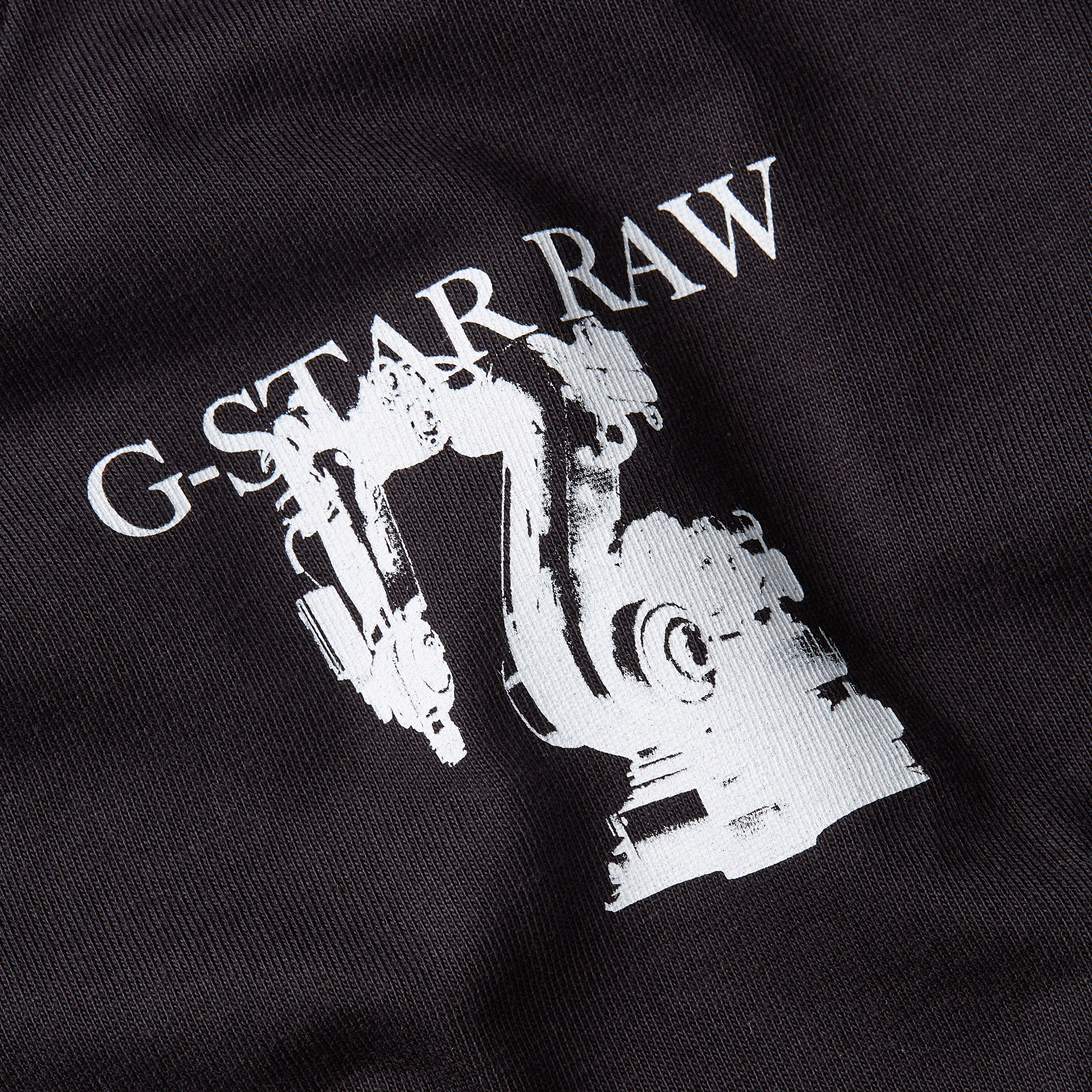 G-Star RAW Industry Back Graphic Boxy T-Shirt Zwart Heren
