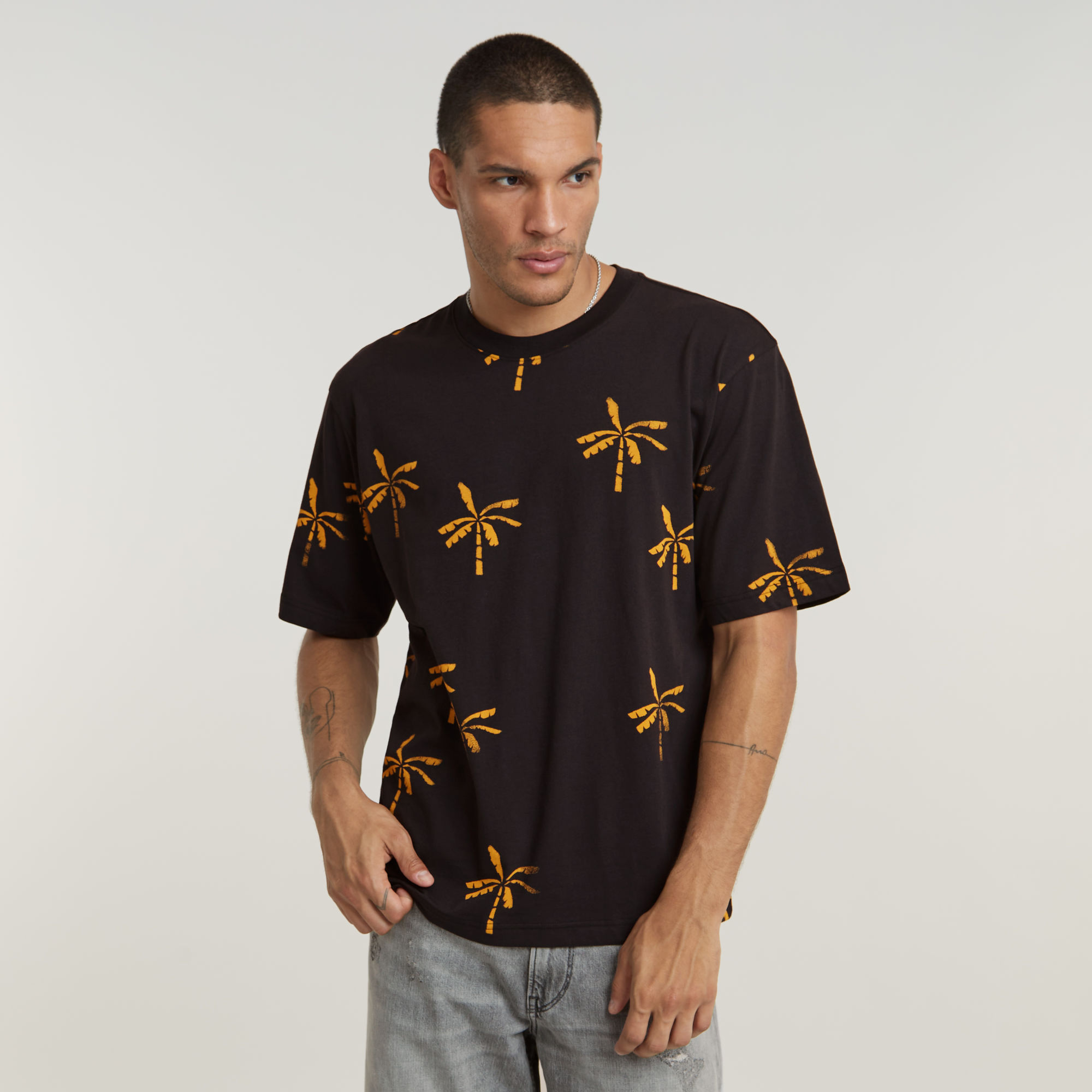 G-Star RAW Musa Allover Print Boxy T-Shirt - Meerkleurig - Heren