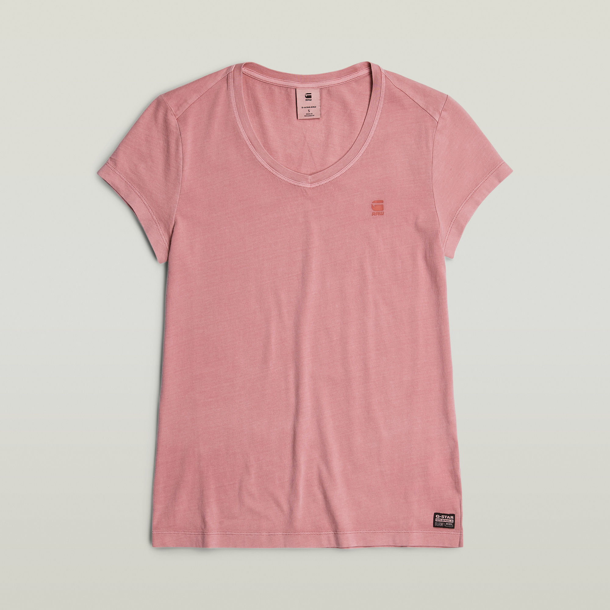 G-Star RAW Overdyed Eyben Slim Top 2.0 Roze Dames