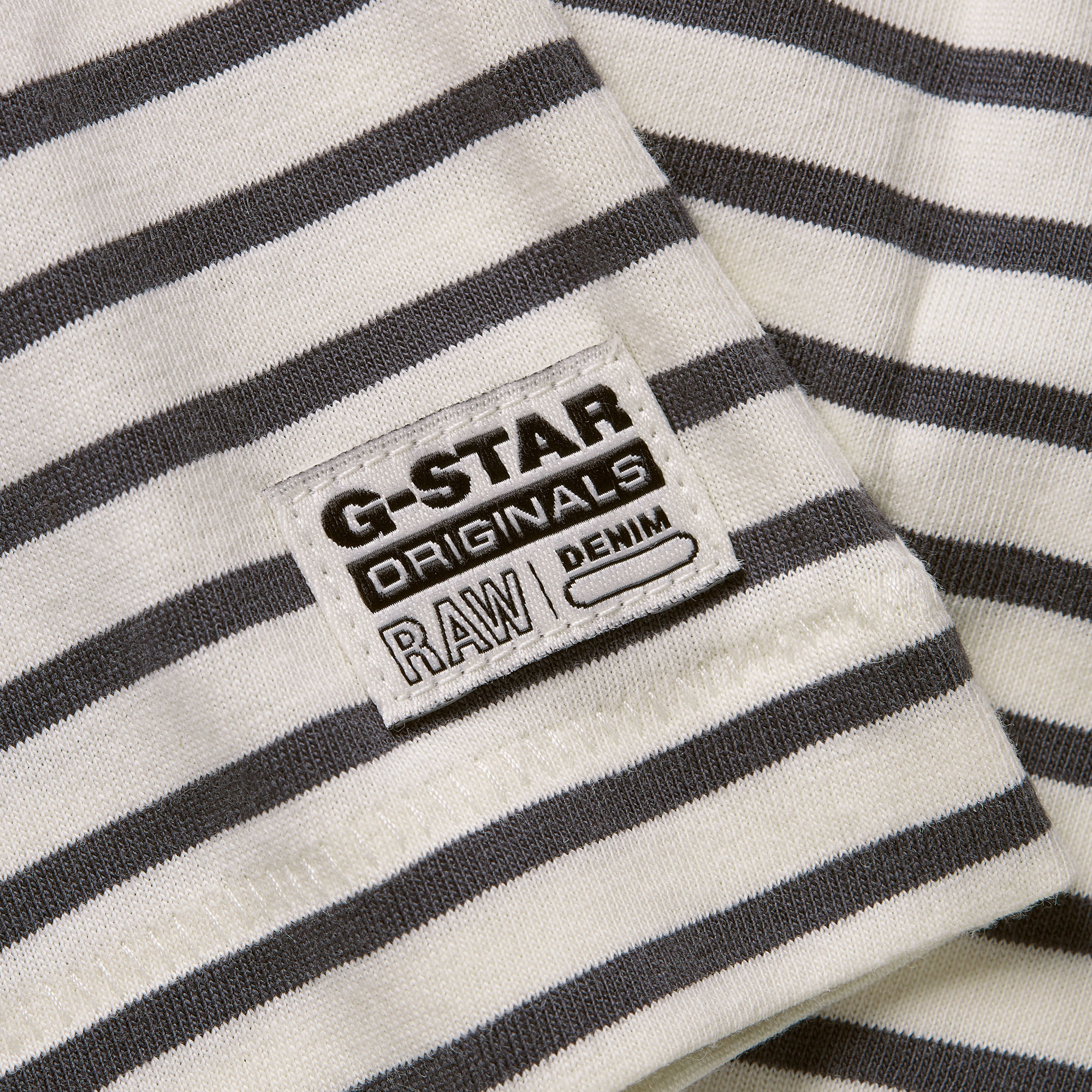 G-Star RAW Stripe Boxy Top Meerkleurig Dames