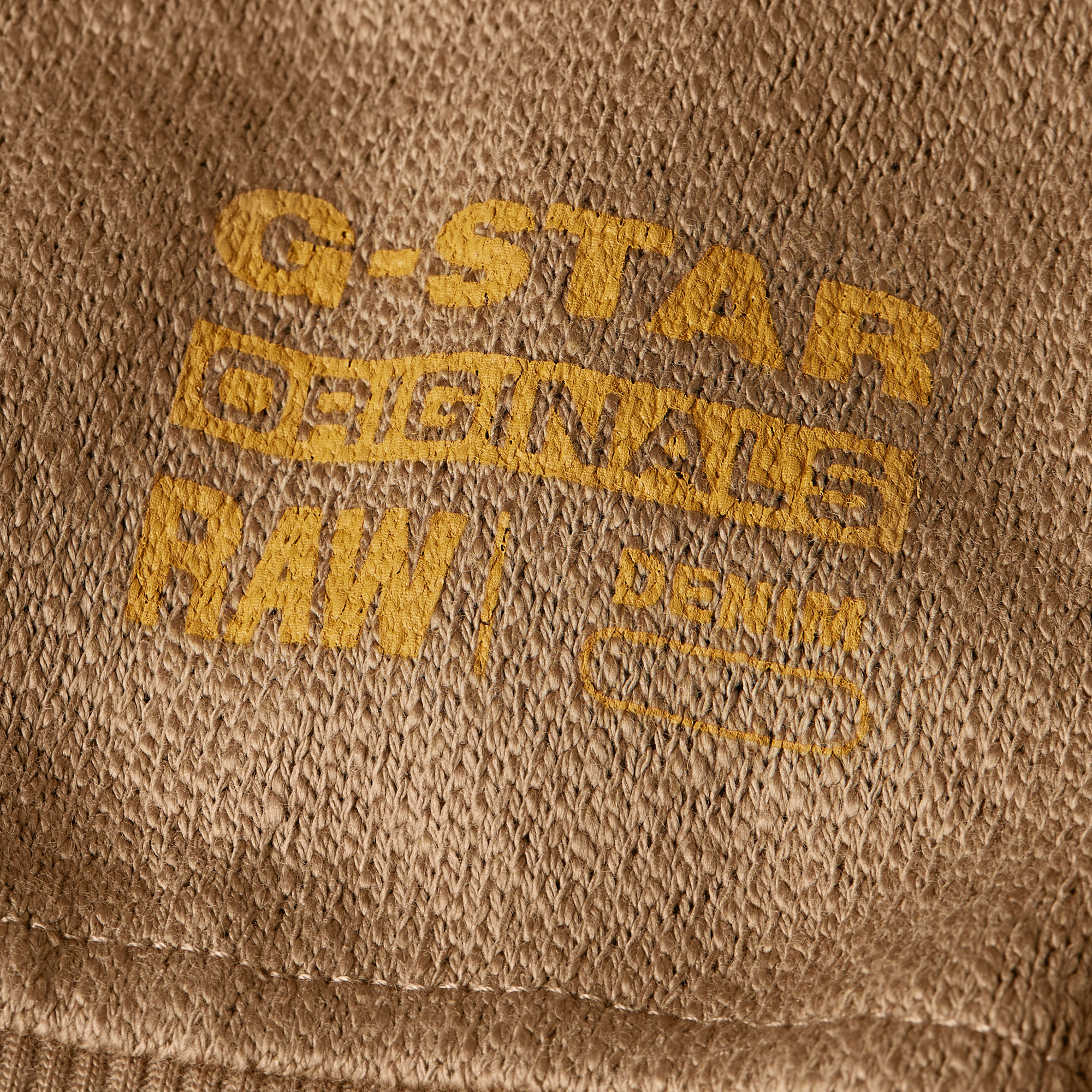 G-Star RAW Musa Stencil Sweater Beige Heren