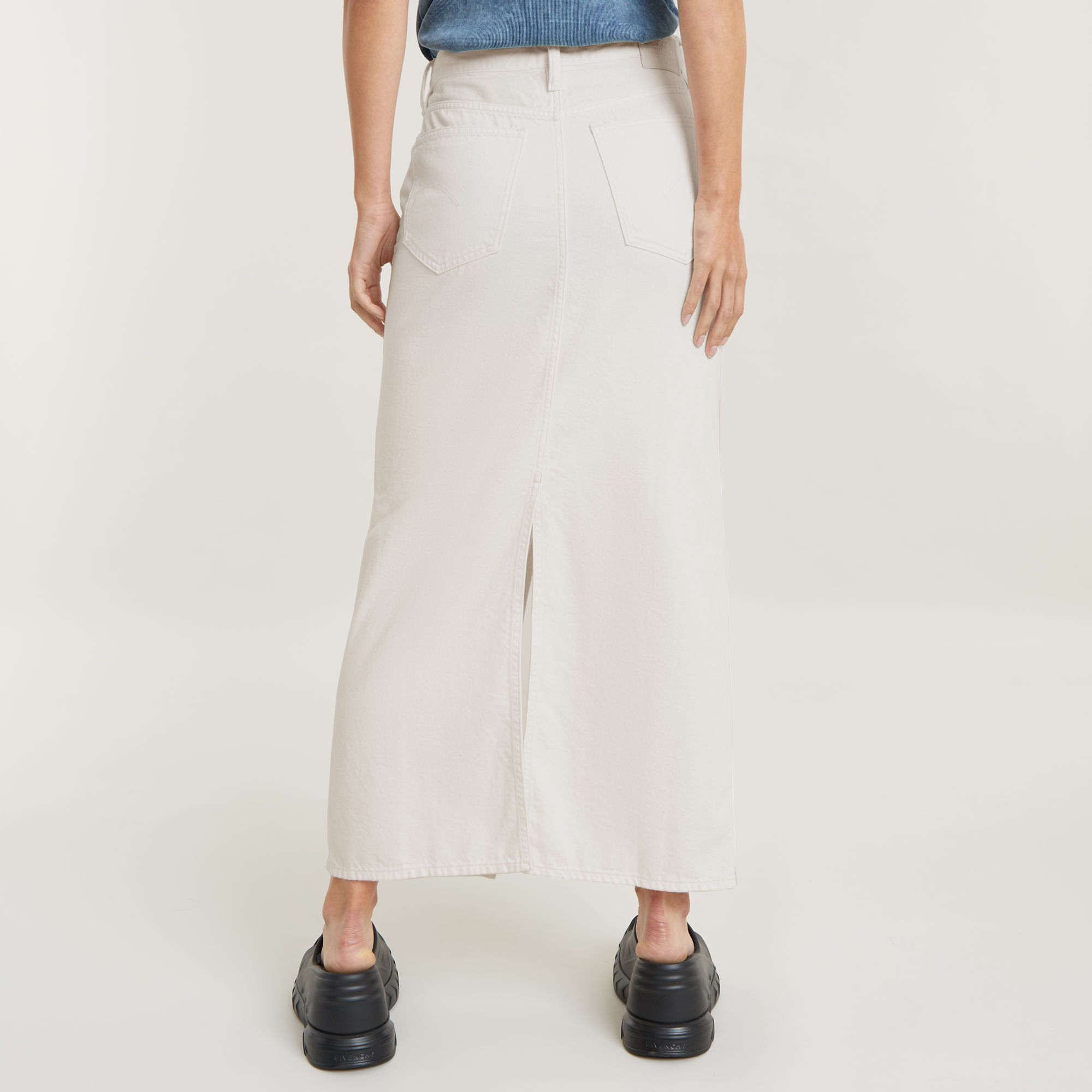 G-Star RAW Lange Rok Viktoria Wit Dames
