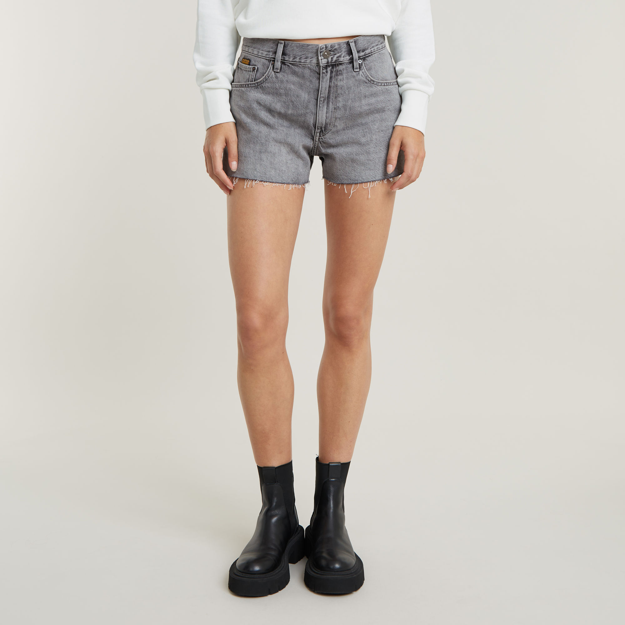 

True Shorts Raw Edge - Grey - Women