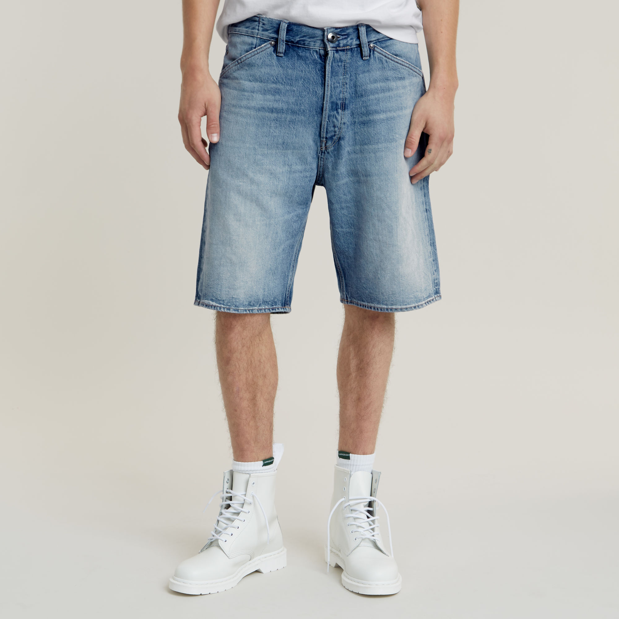 G-Star RAW Denim Loose Short Lichtblauw Heren