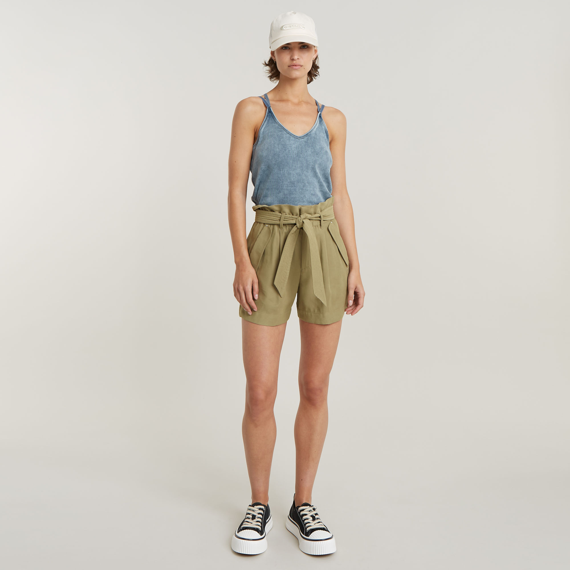 G-Star RAW Paperbag Short Bruin Dames