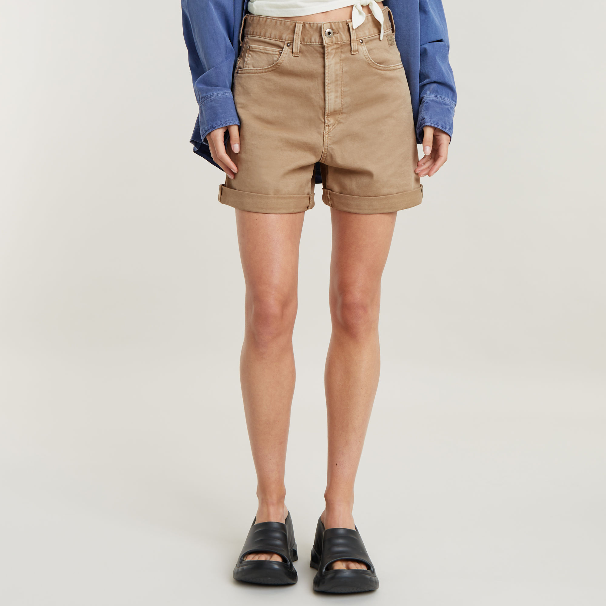 Loose 5 Pocket Shorts - Grün - Damen