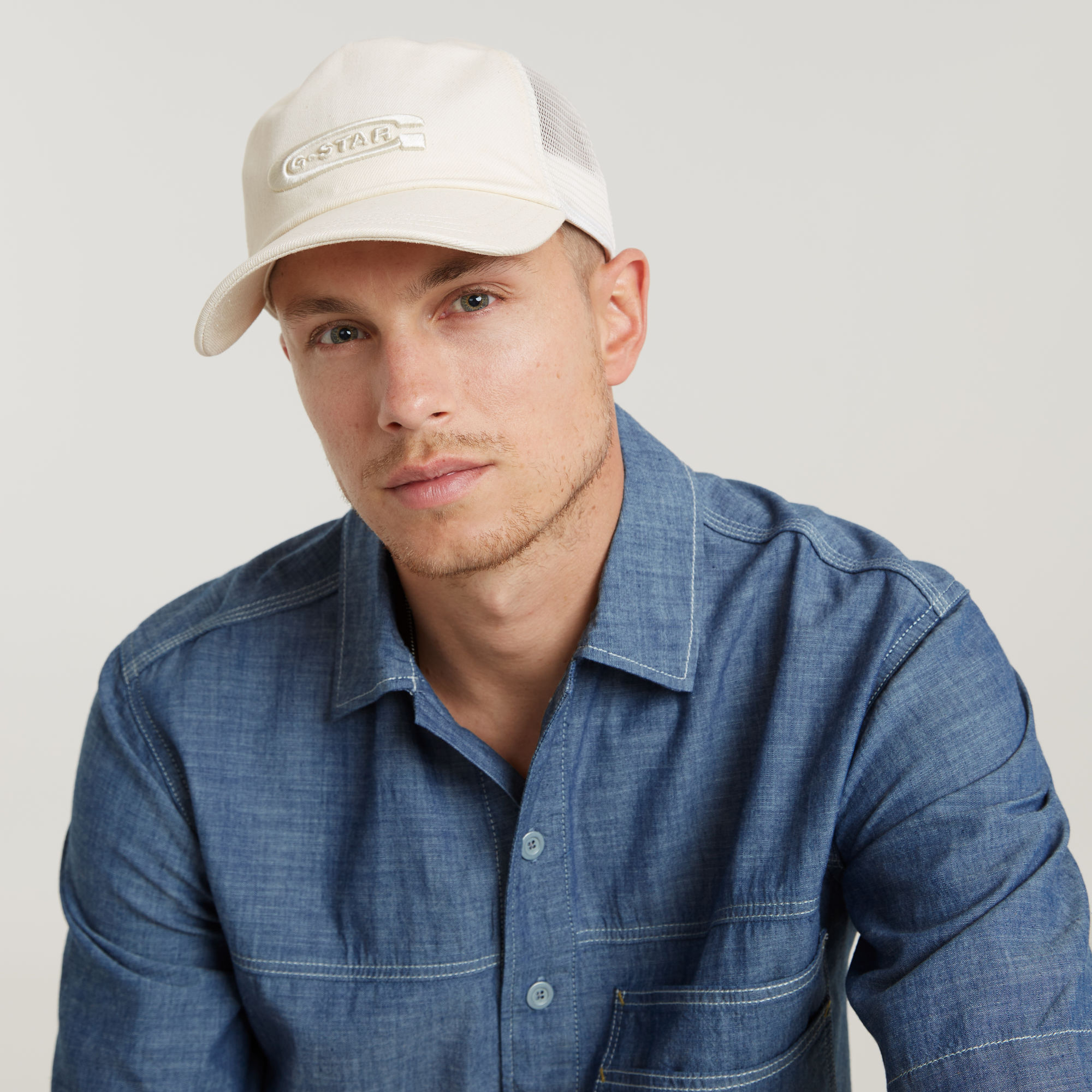 G-Star RAW Avernus Trucker Cap Beige Heren