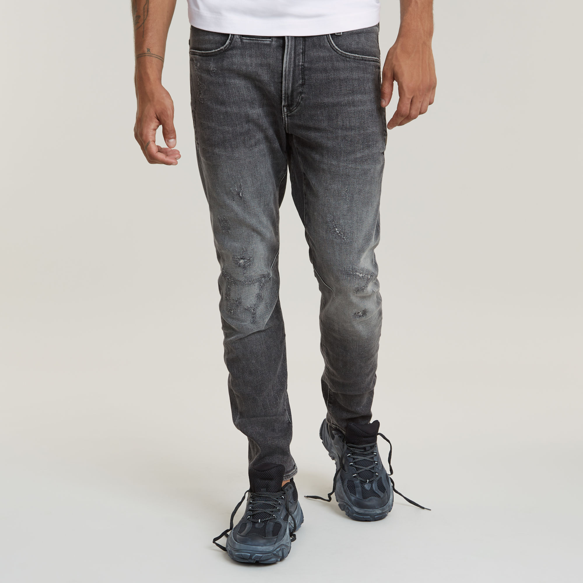 D-Staq 3D Slim Jeans - Grau - Herren