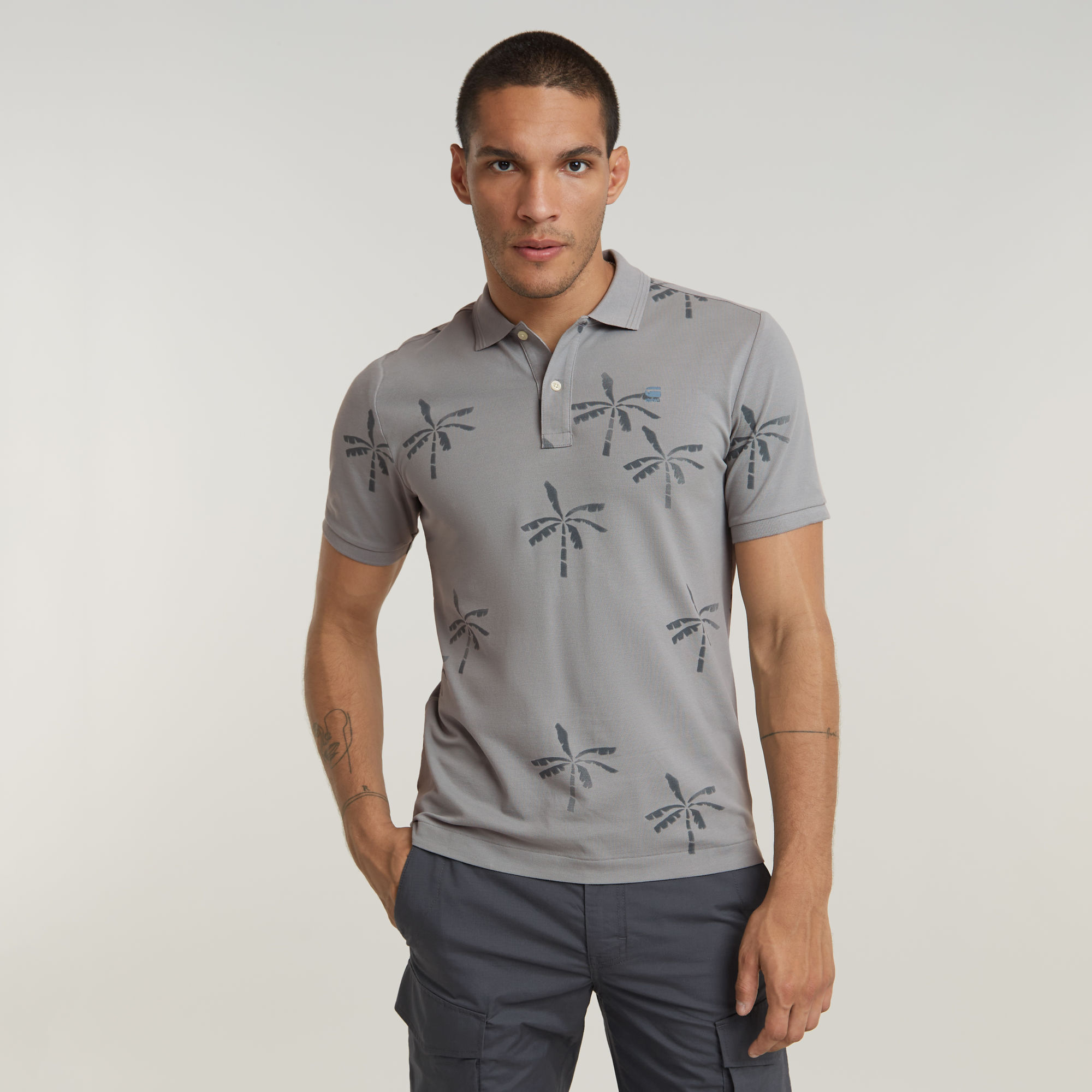 G-Star RAW Dunda Slim Allover Polo Meerkleurig Heren