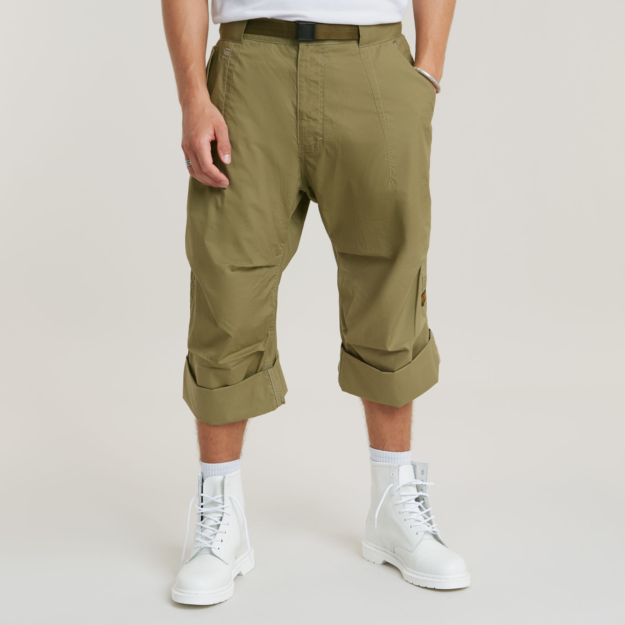 

Balloon 3D Cropped Shorts - Green - Men