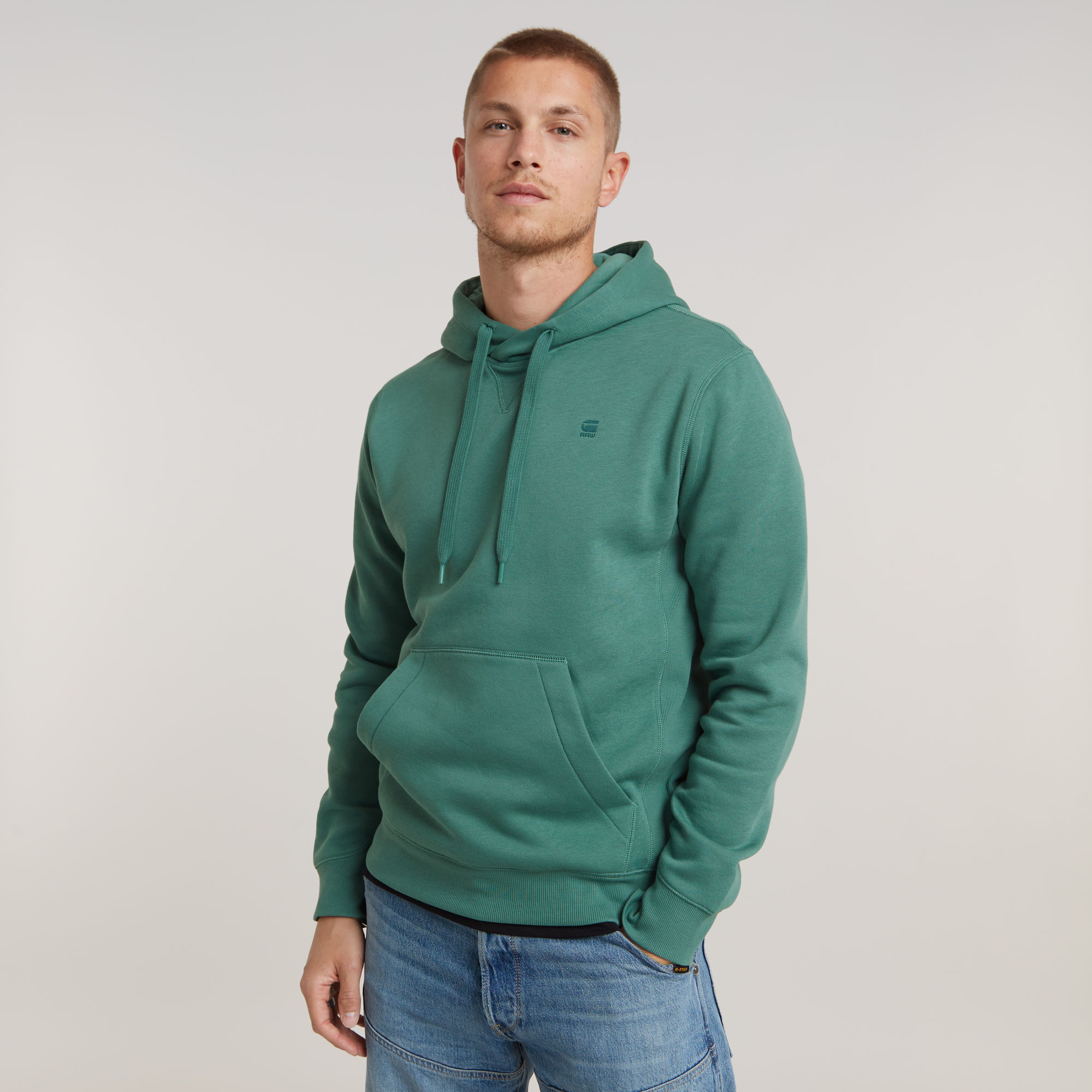 

Premium Core Hooded Sweater - Green - Men