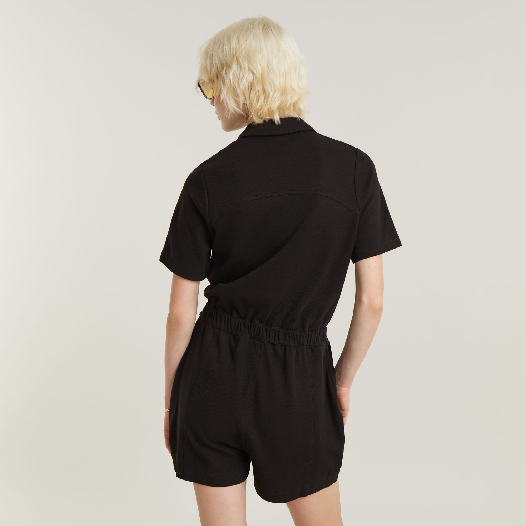 G-Star RAW Track Playsuit Zwart Dames