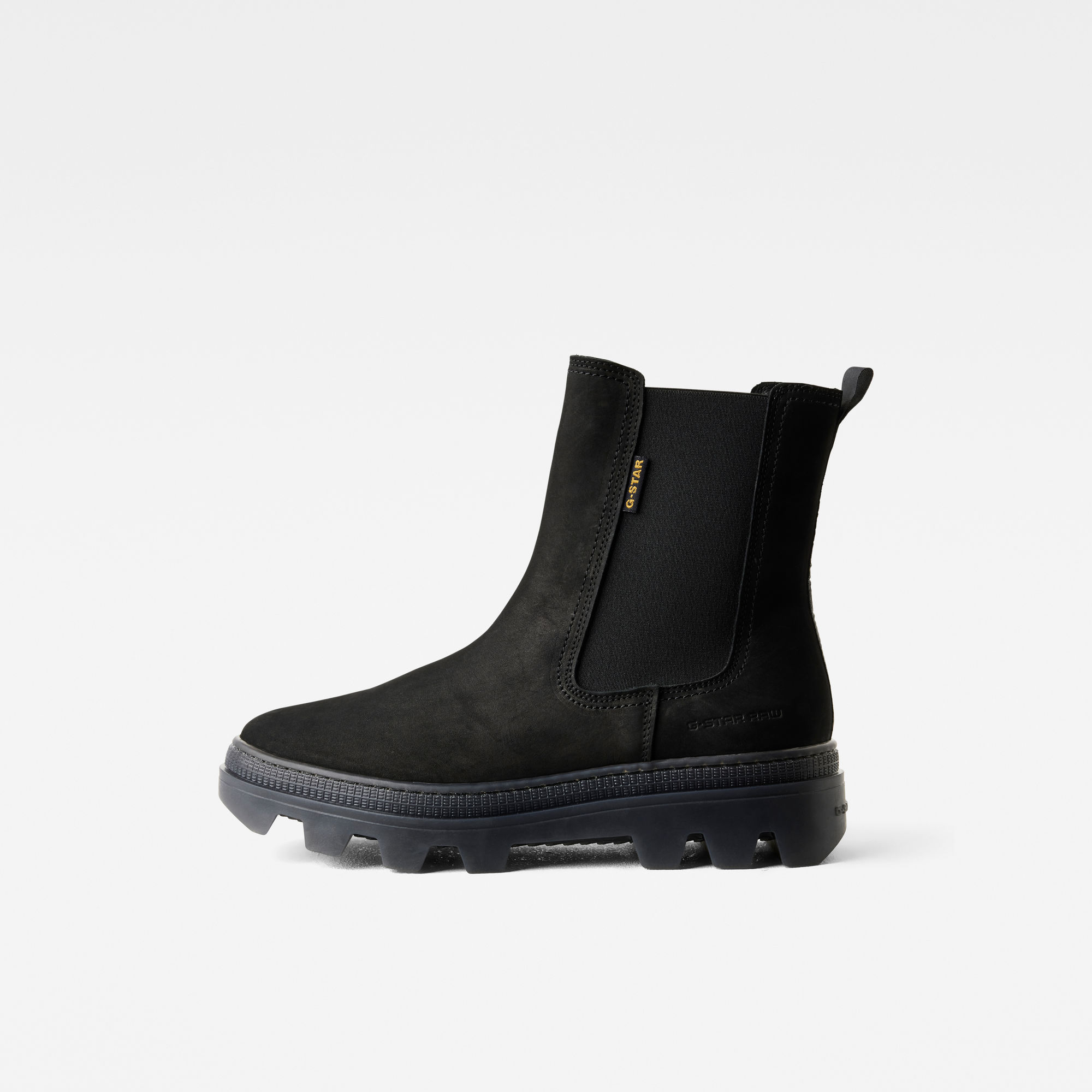 

Noxer Chelsea Nubuck Boots - Zwart - Dames