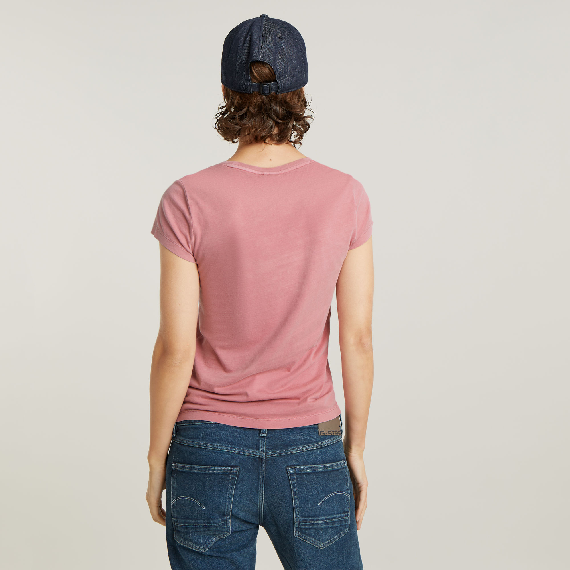 G-Star RAW Overdyed Eyben Slim Top 2.0 Roze Dames