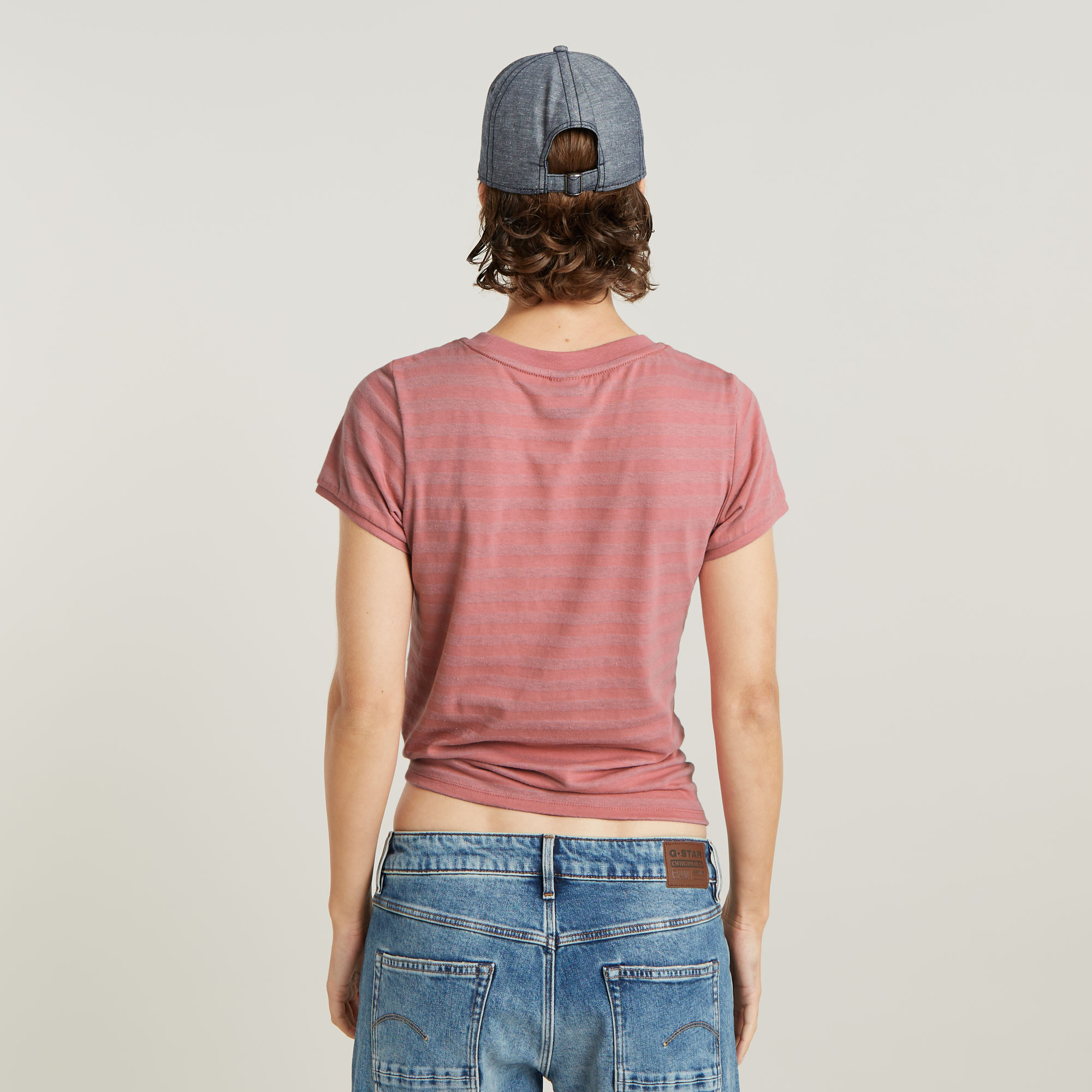 G-Star RAW Regular Knotted Top Roze Dames