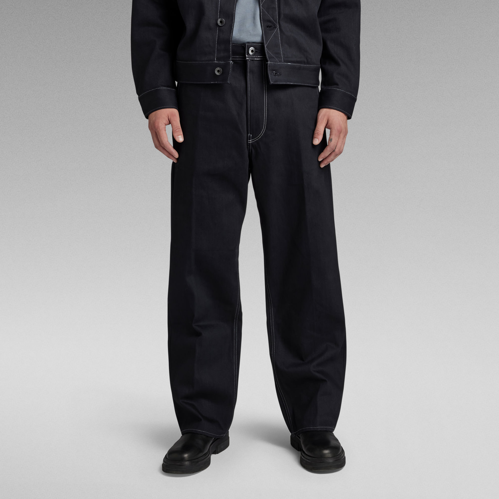 G-Star RAW Modson Straight Selvedge Chino Donkerblauw Heren
