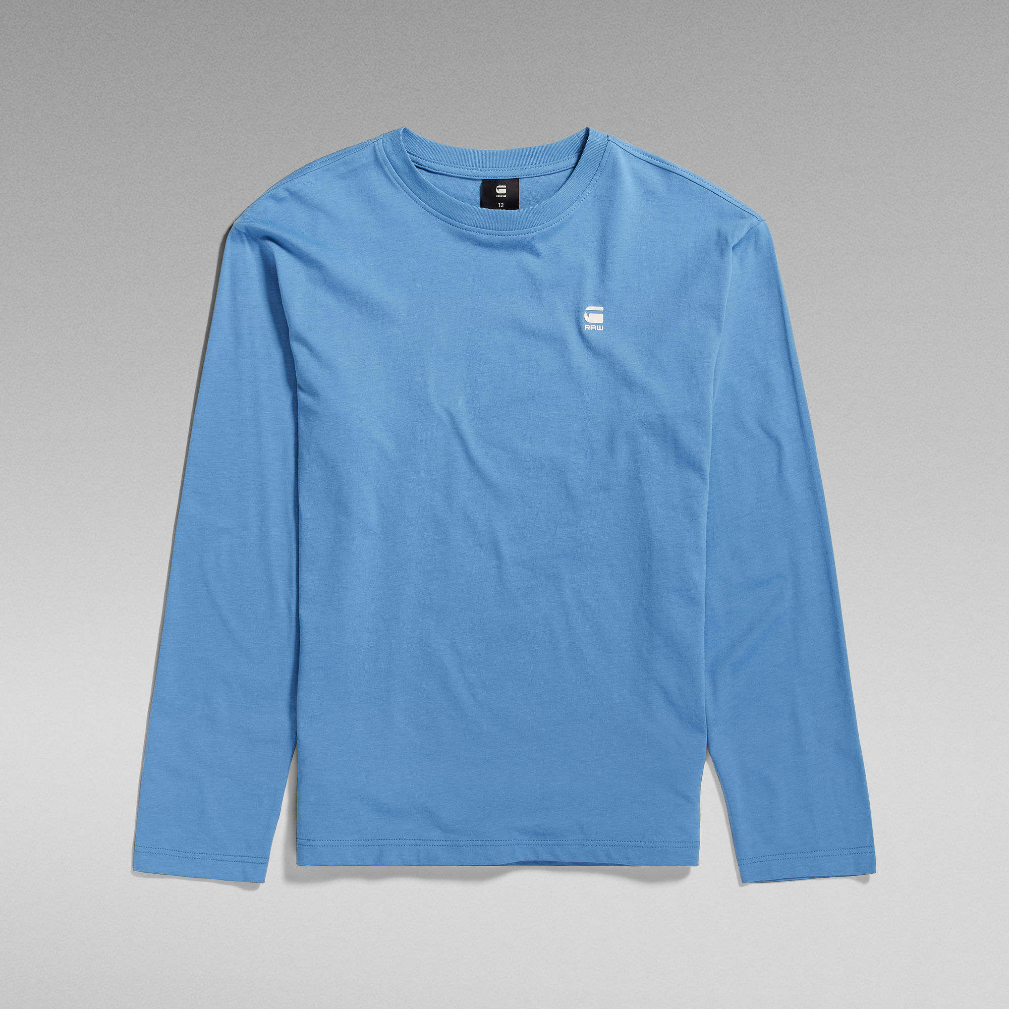 G-Star RAW Kids Long Sleeve T-Shirt Back Graphic Midden blauw jongens