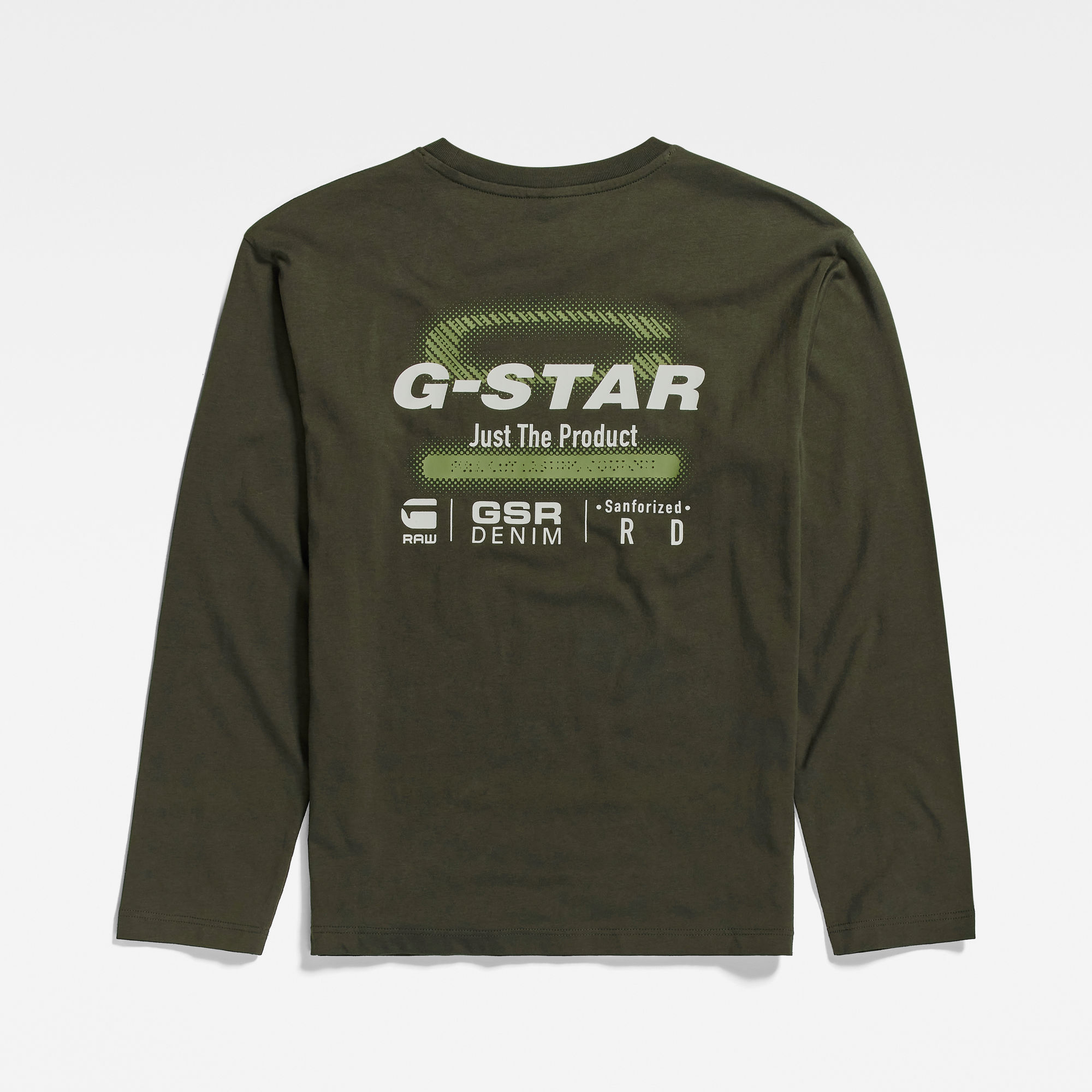 G-Star RAW Kids Long Sleeve T-Shirt Back Graphic Grijs jongens