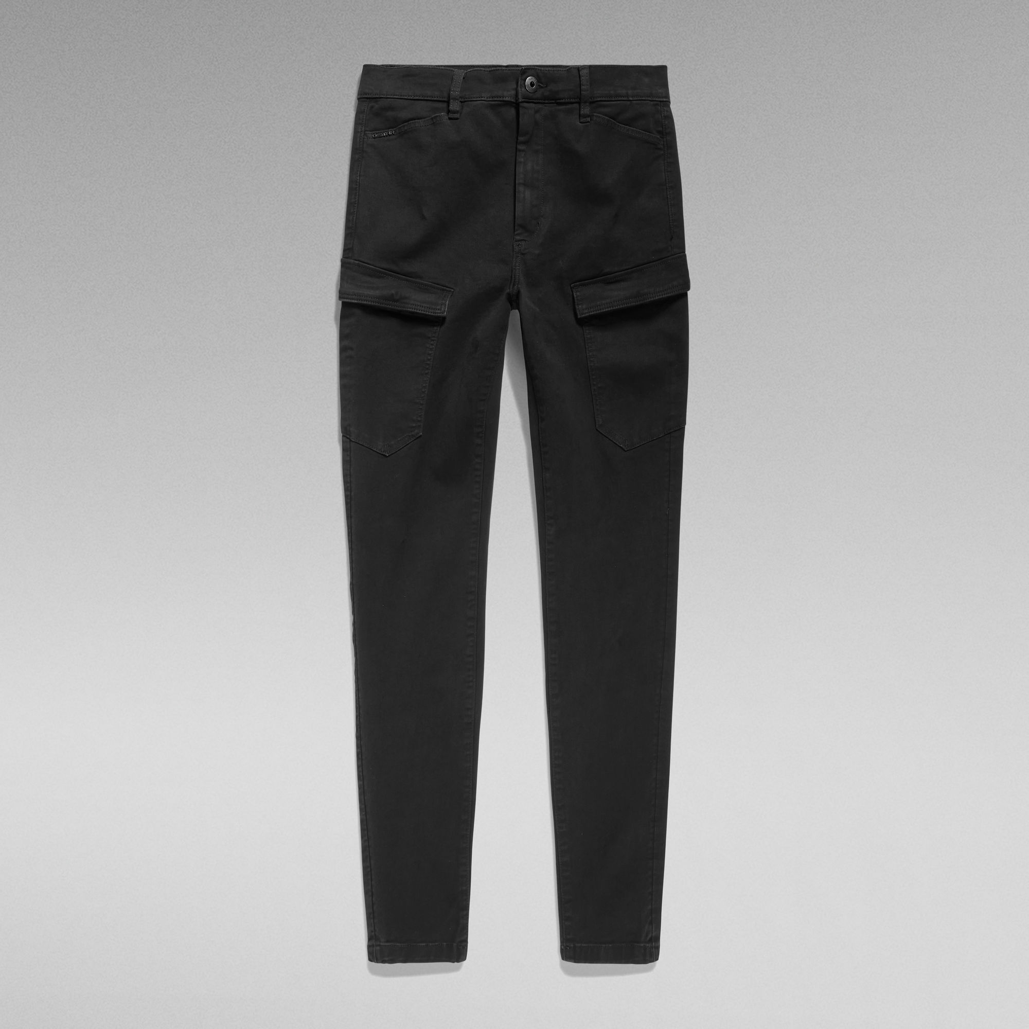 G-Star RAW Kafey Cargo Broek Ultra High Skinny Zwart Dames