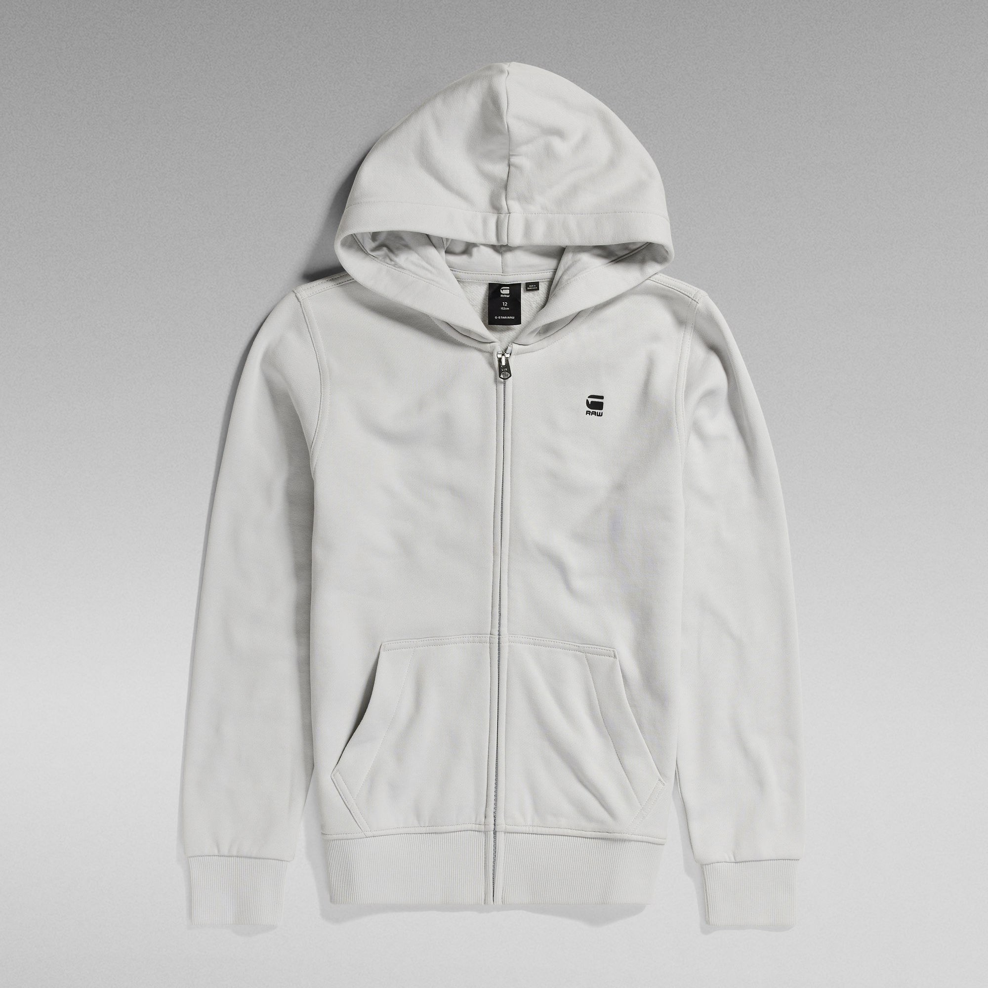 

Kids Hooded Zip Thru Cardigan RAW Cube - Grau - jungen