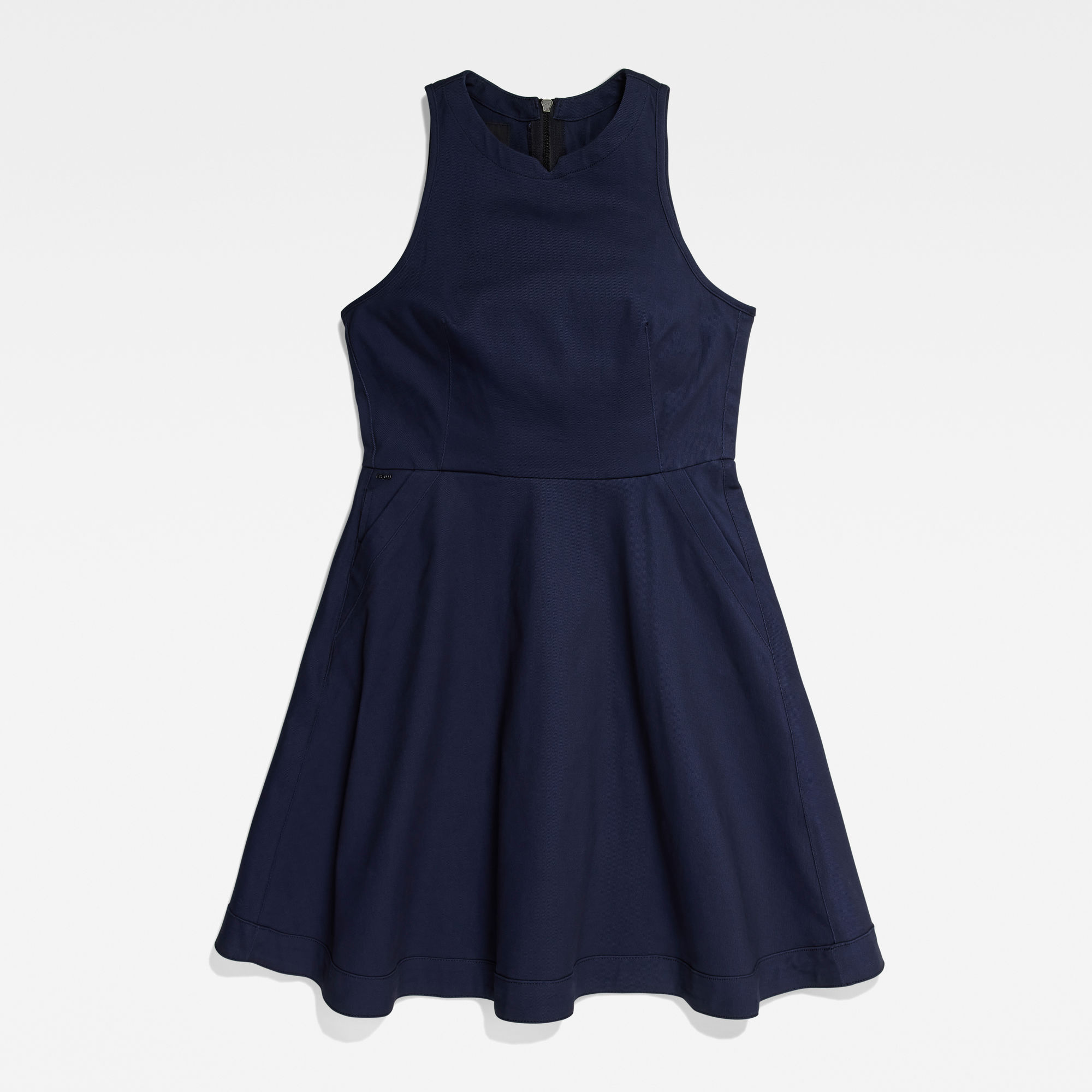 

Core Fit And Flare Kleid - Dunkelblau - Damen