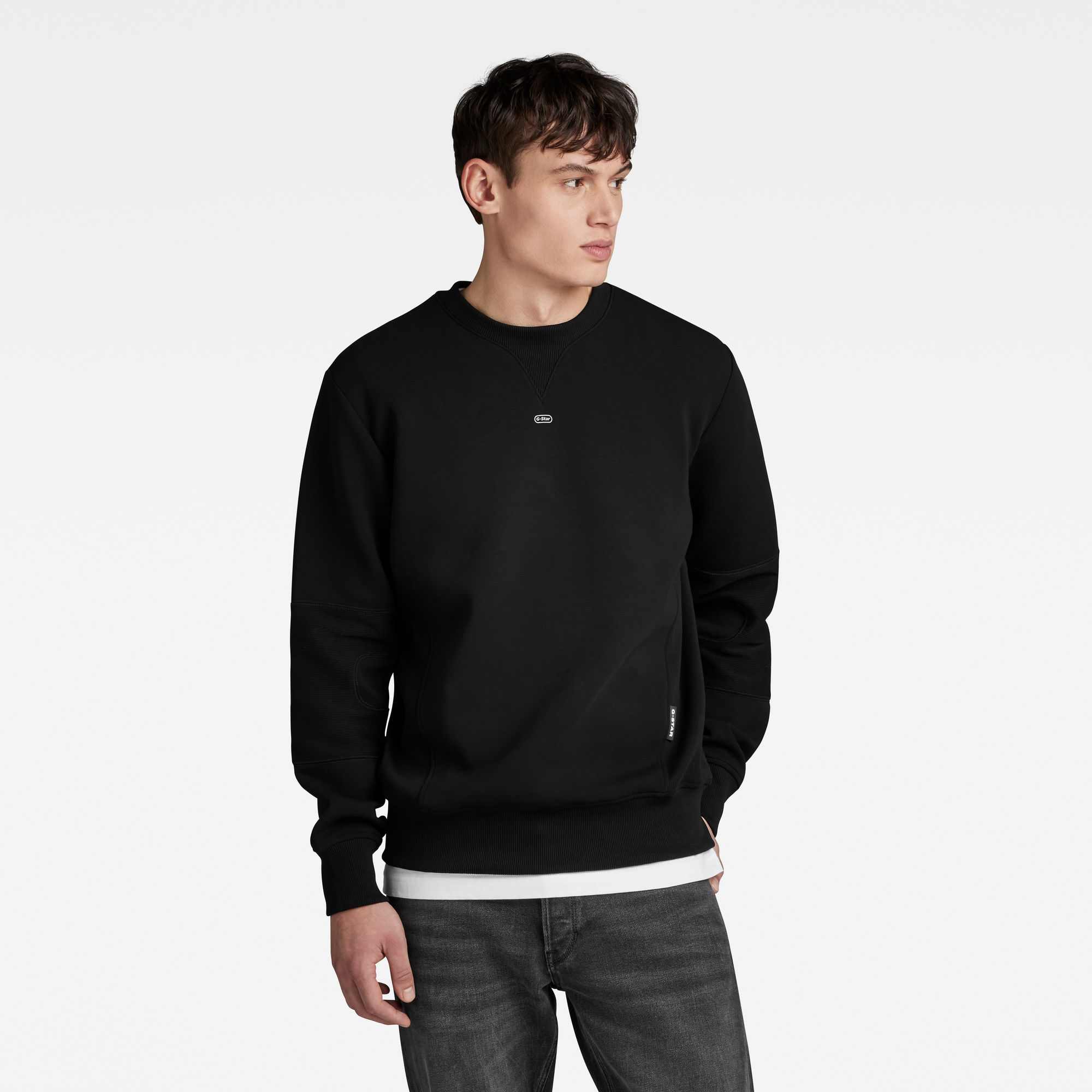 

Moto Sweatshirt - Schwarz - Herren