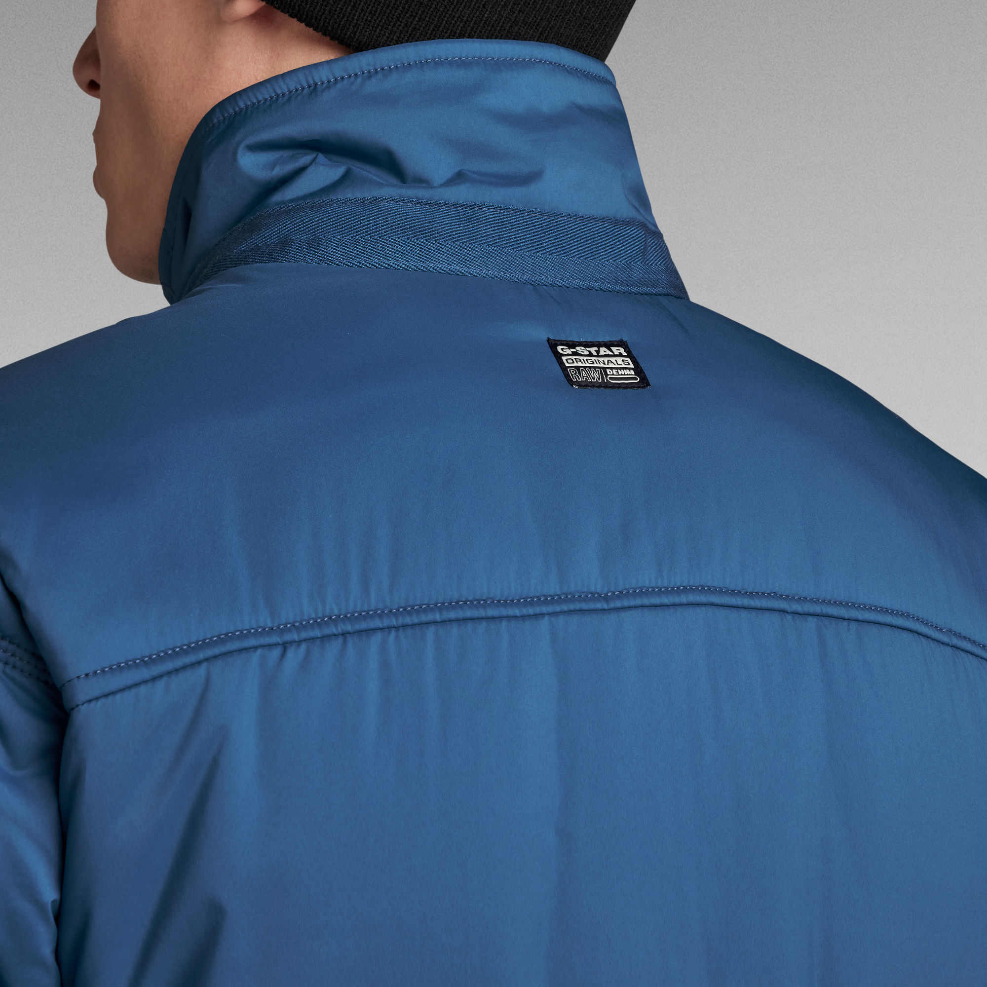 G-Star RAW Gewatteerd Jack Quilted Midden blauw Heren