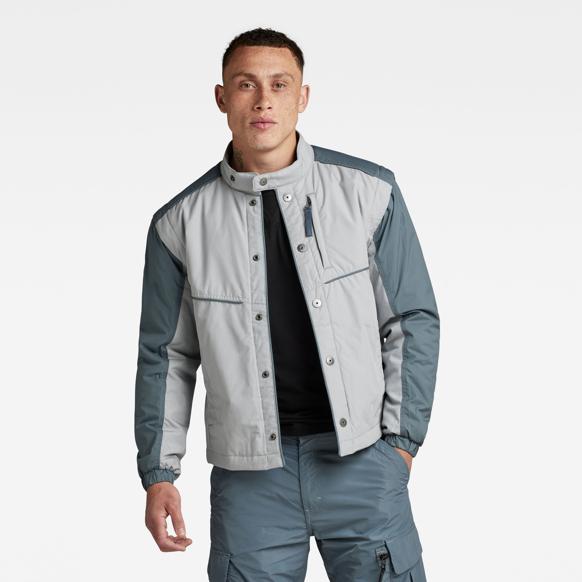 

Moto Overshirt - Grijs - Heren