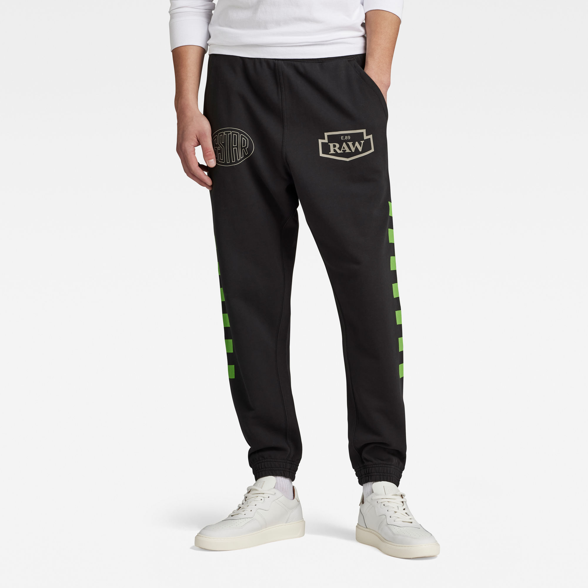 

Moto Graphic Sweatpant - Zwart - Heren