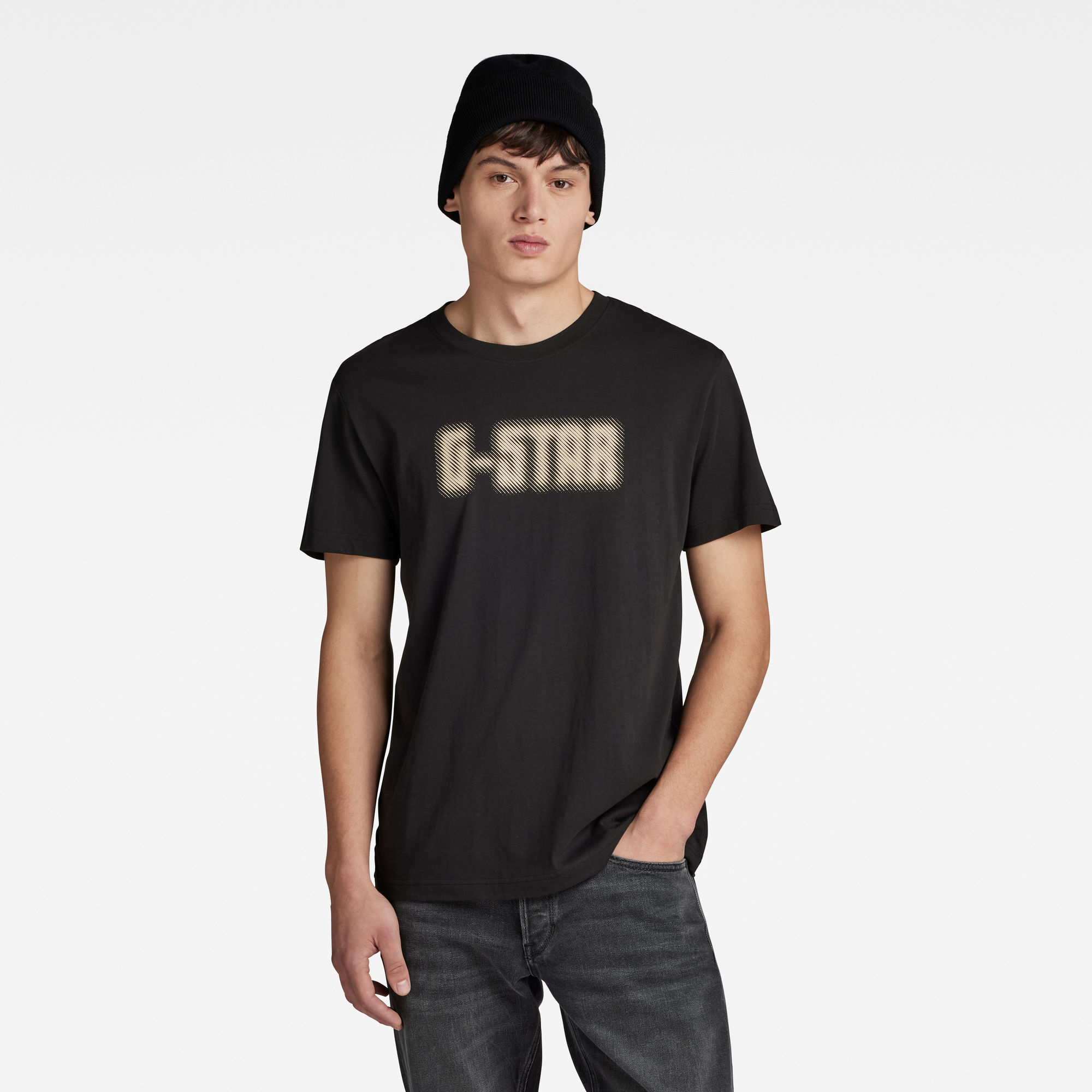

Dotted T-Shirt - Schwarz - Herren