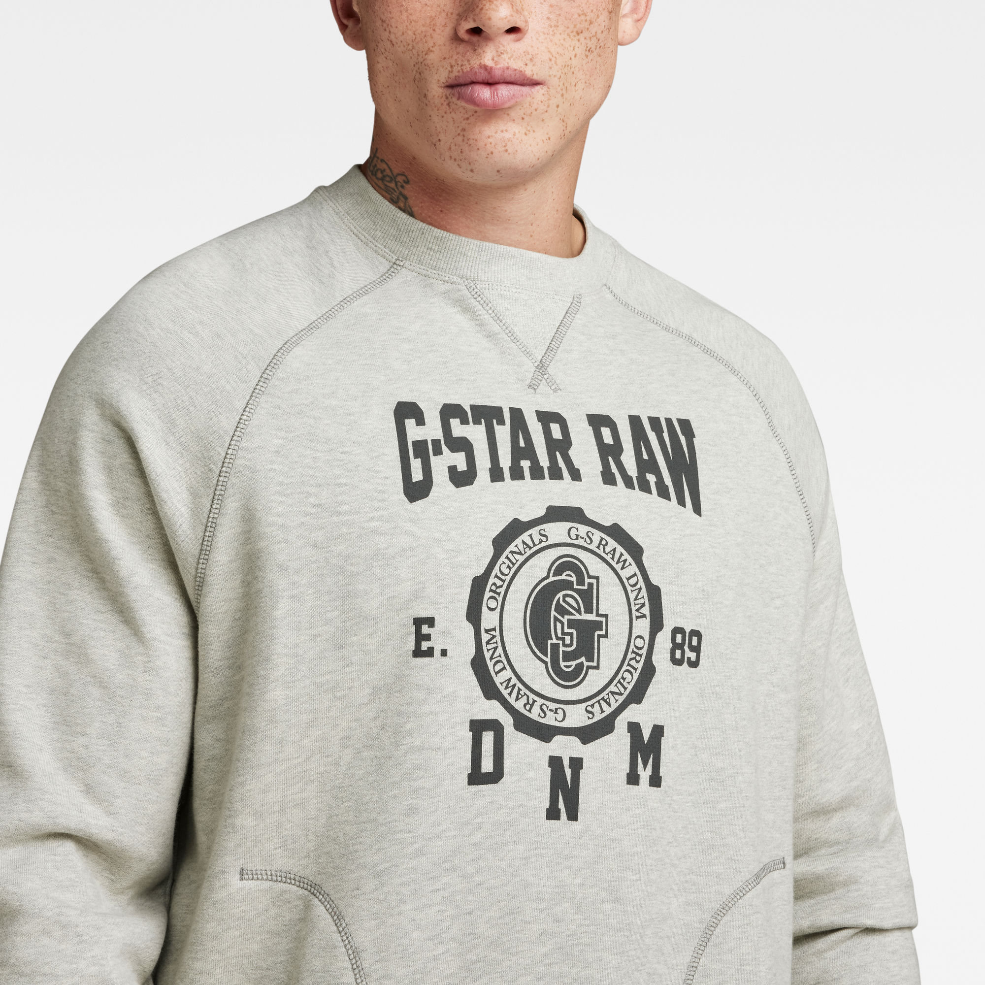 G-Star RAW Collegic Raglan Loose Sweater Meerkleurig Heren