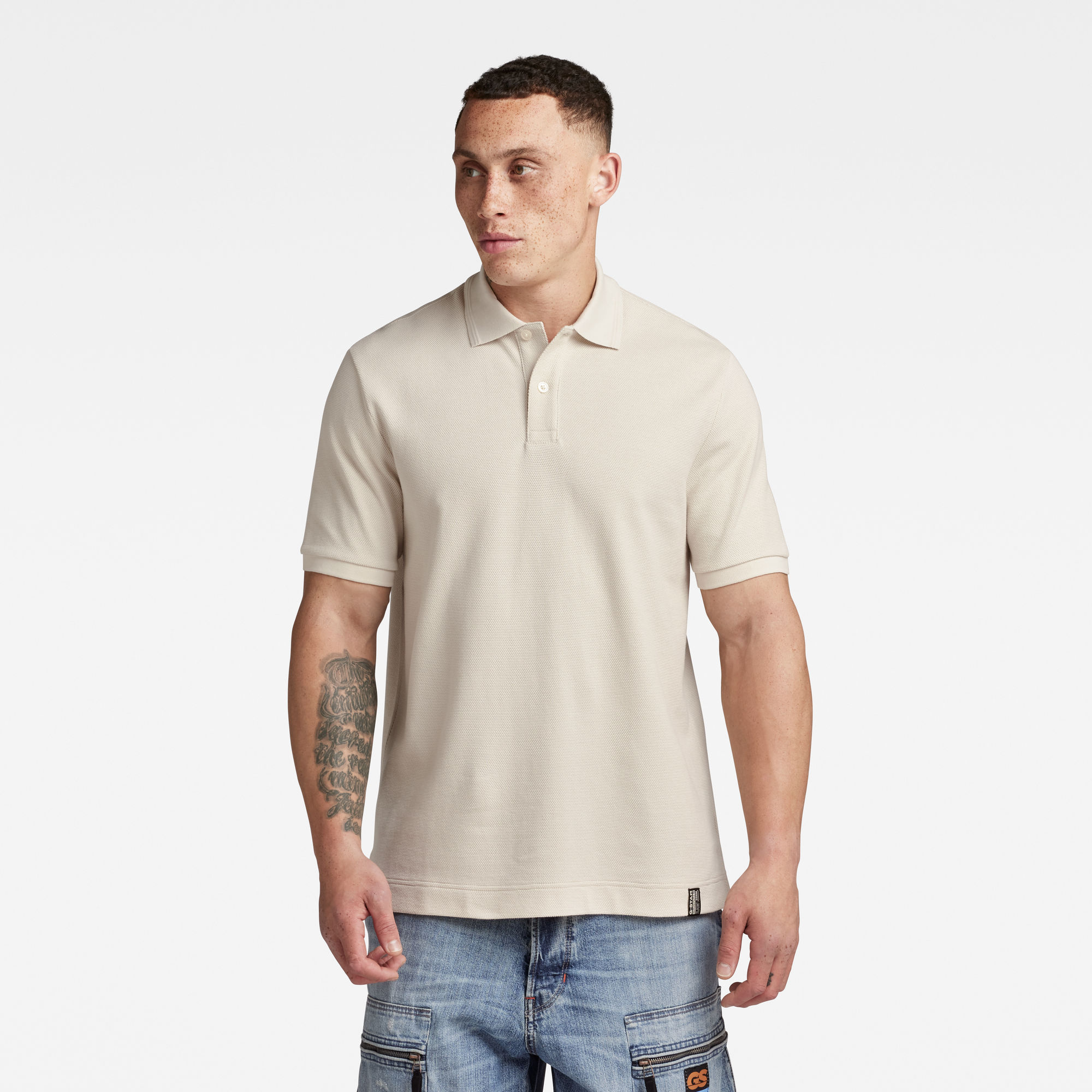 G-Star RAW Essential Polo Wit Heren