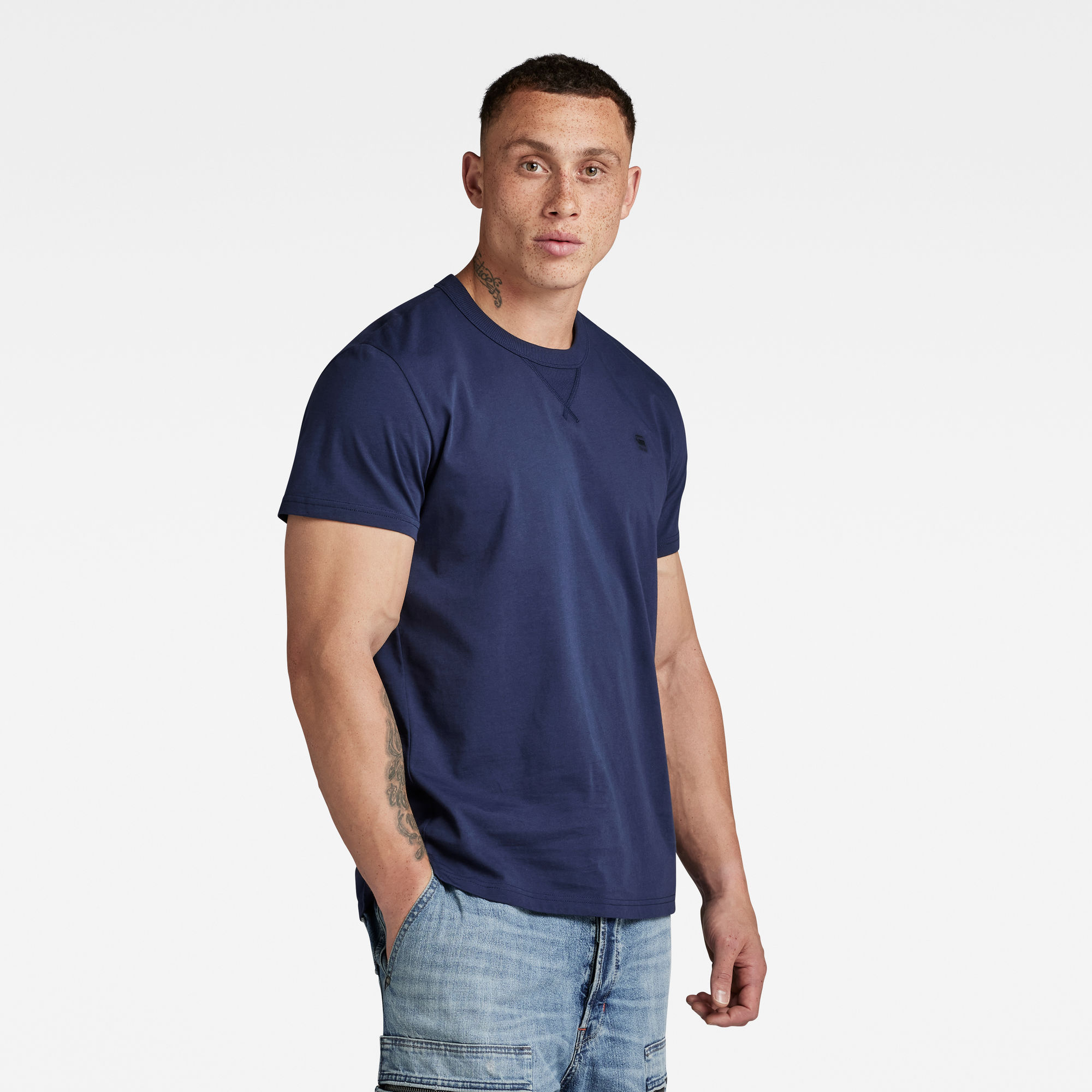 G-Star RAW Nifous T-Shirt Donkerblauw Heren
