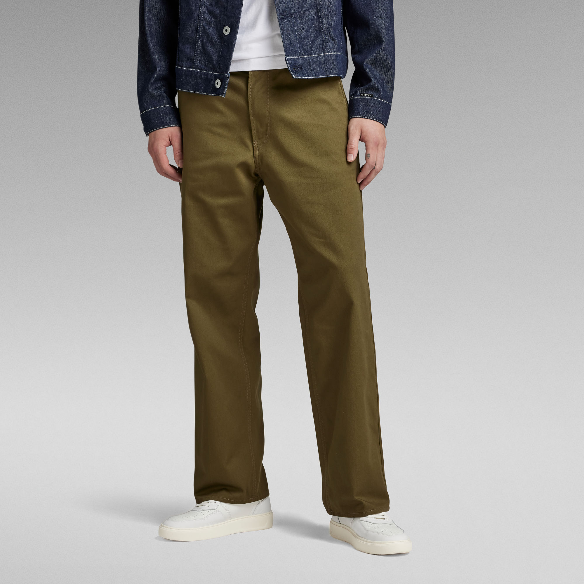 Unisex Modson Straight Chino - Grün - Herren