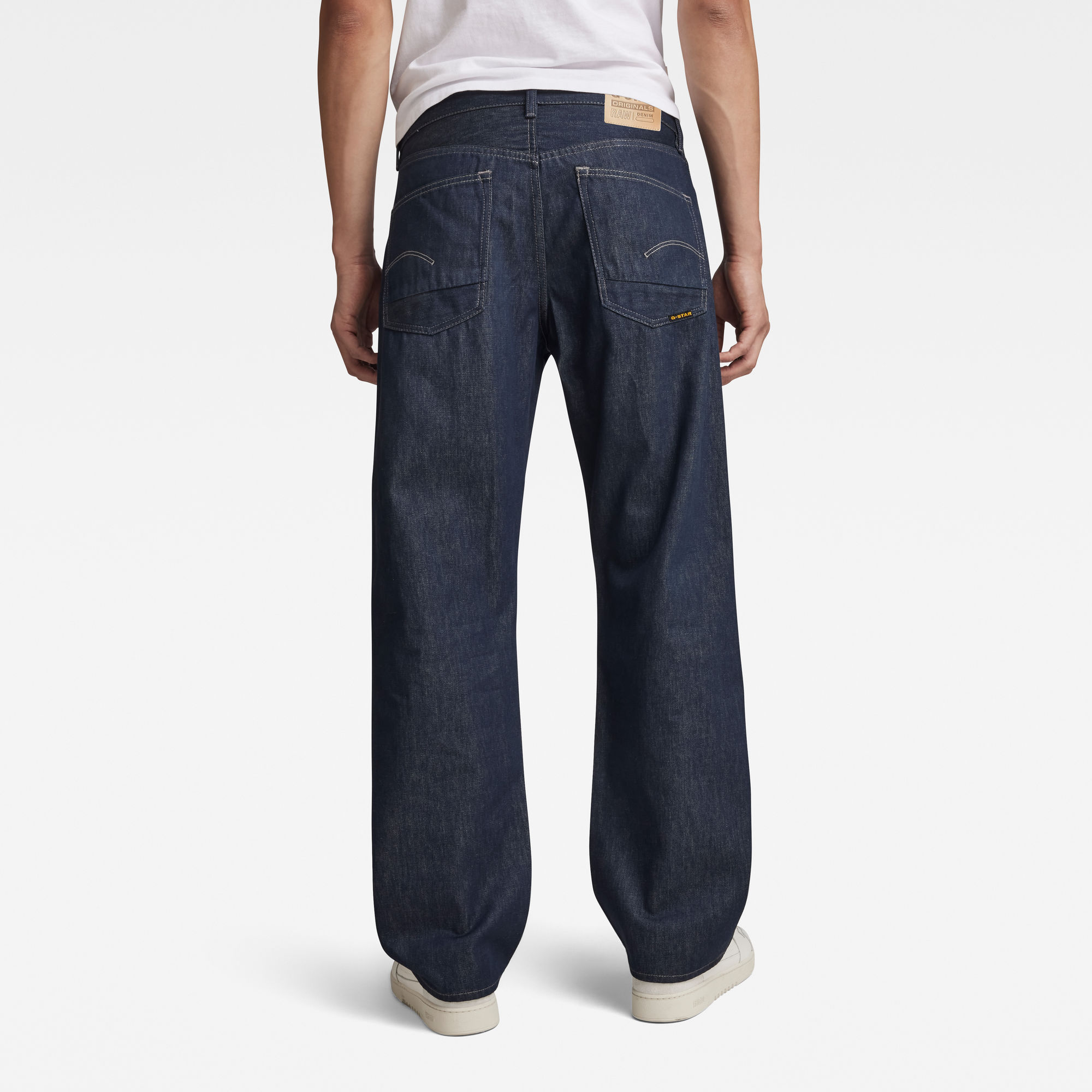G-Star RAW Dakota Regular Straight Selvedge Jeans Donkerblauw Heren