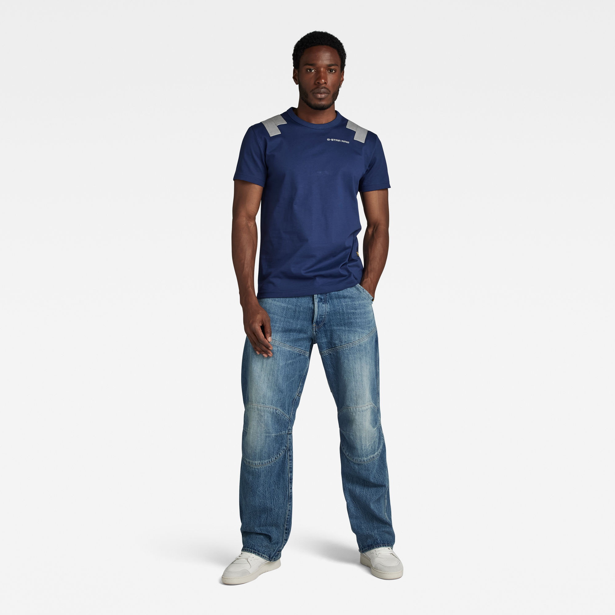 G-Star RAW 5620 3D Loose Jeans Midden blauw Heren
