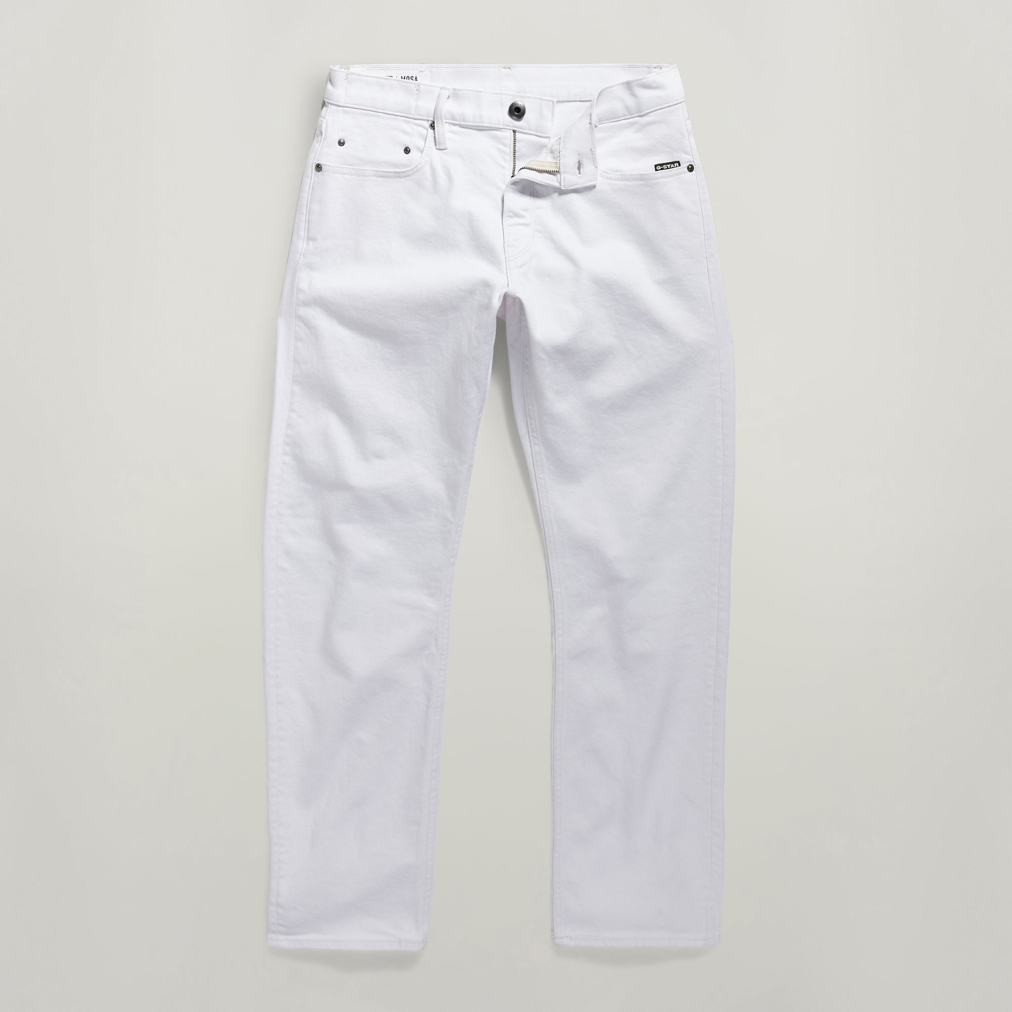 G-Star RAW Mosa Straight Jeans Wit Heren