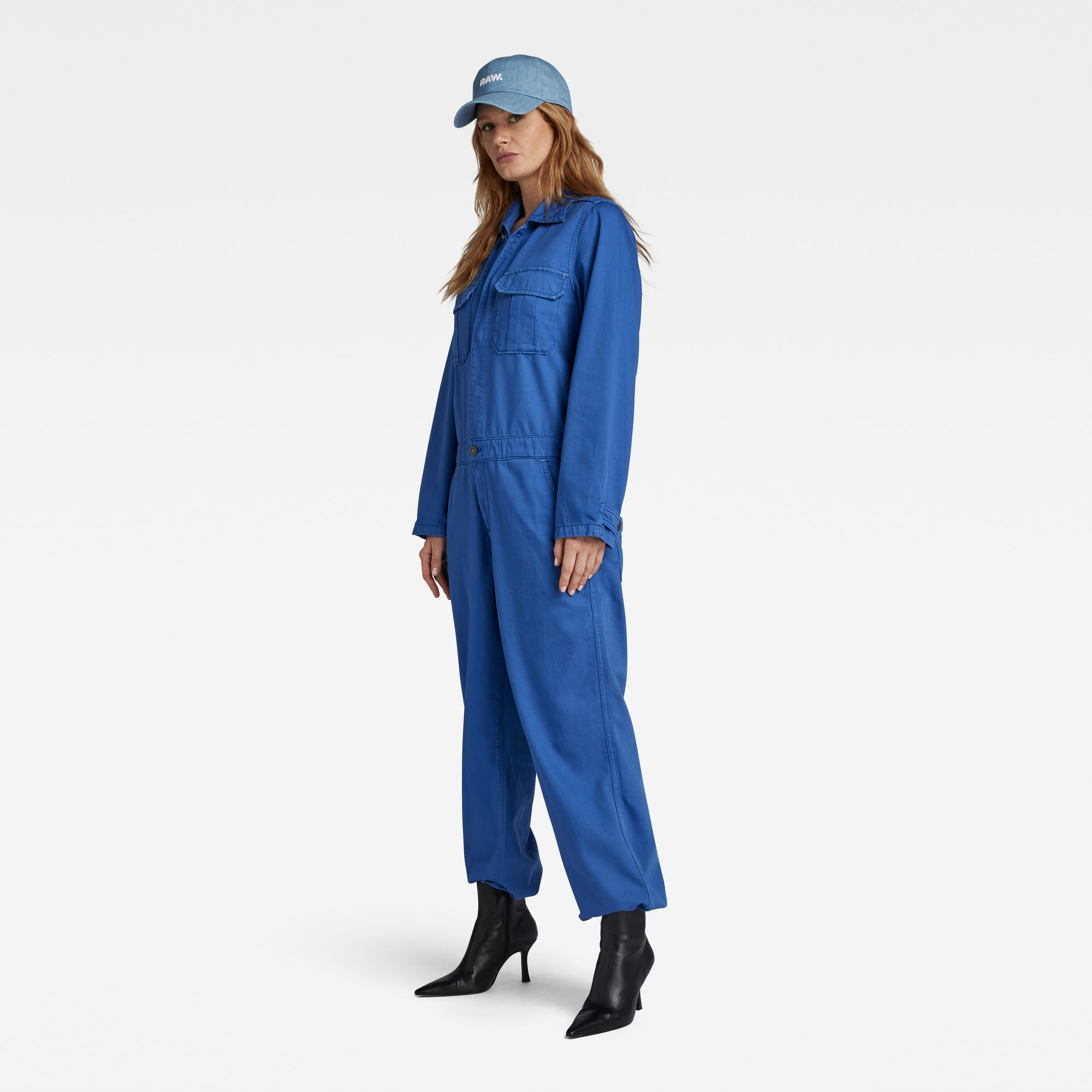 G-Star RAW Painter Overal Jumpsuit Midden blauw Dames