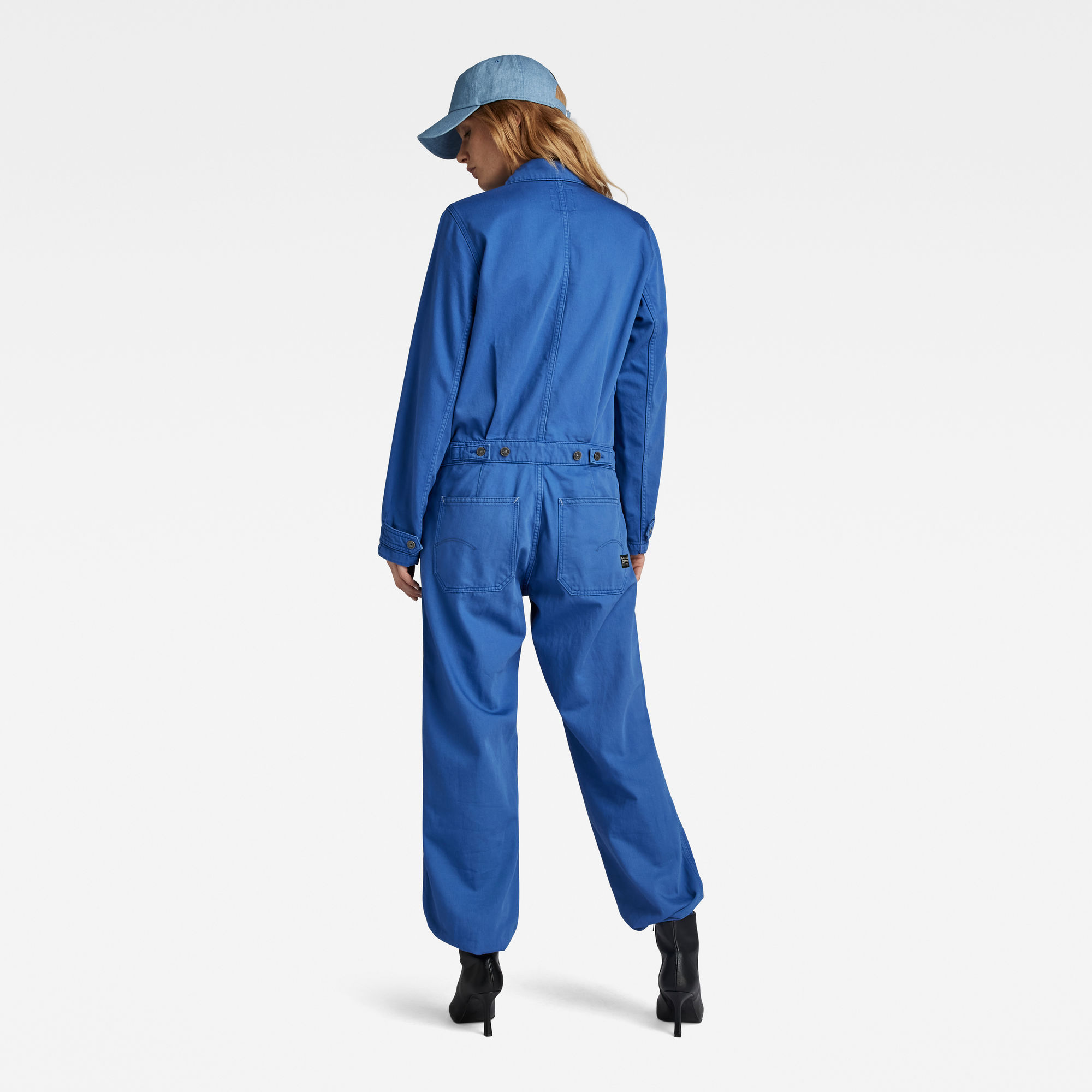 G-Star RAW Painter Overal Jumpsuit Midden blauw Dames
