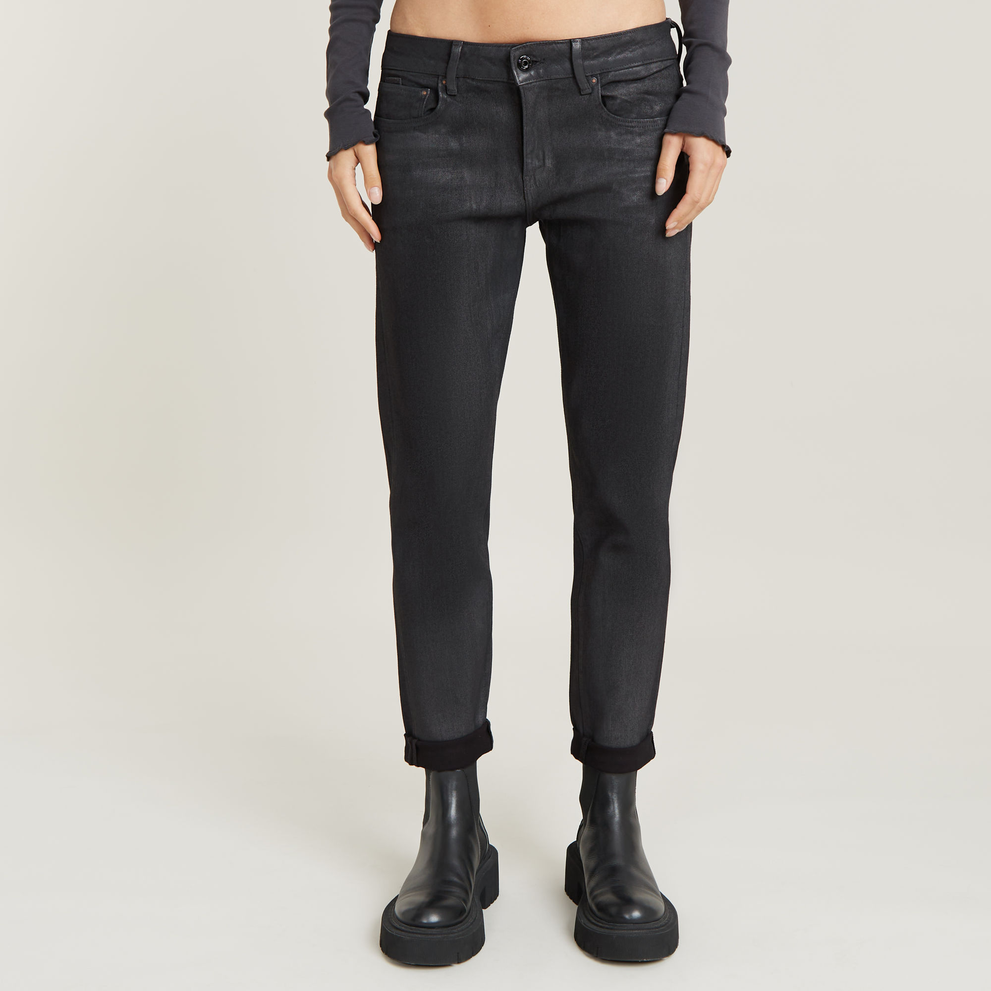 

Kate Boyfriend Jeans - Zwart - Dames