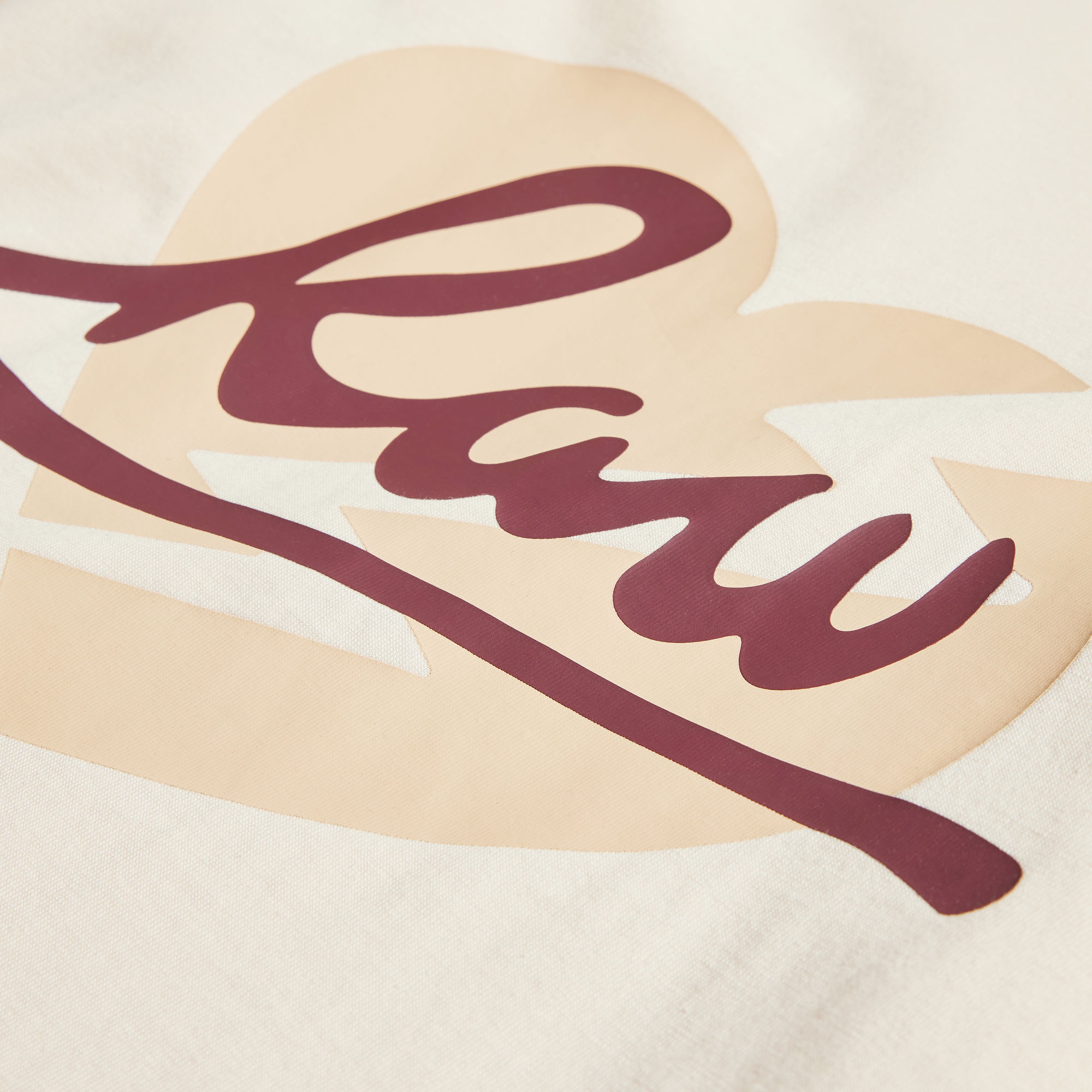 G-Star RAW Kids Long Sleeve T-Shirt RAW Heart Geel meisjes