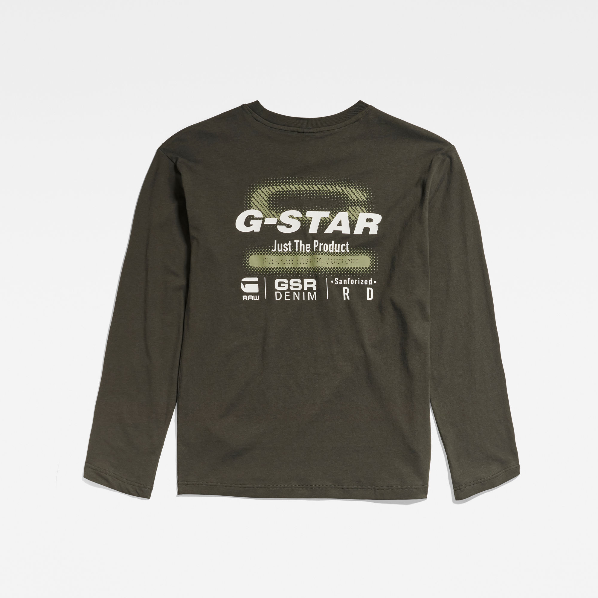 G-Star RAW Kids Long Sleeve T-Shirt Back Graphic Grijs jongens