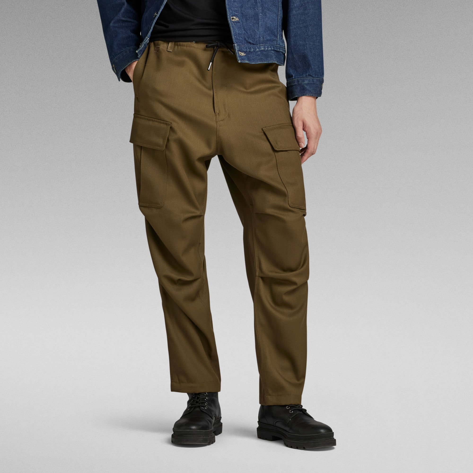 

Balloon Cargo Pants Relaxed Tapered - Green - Men