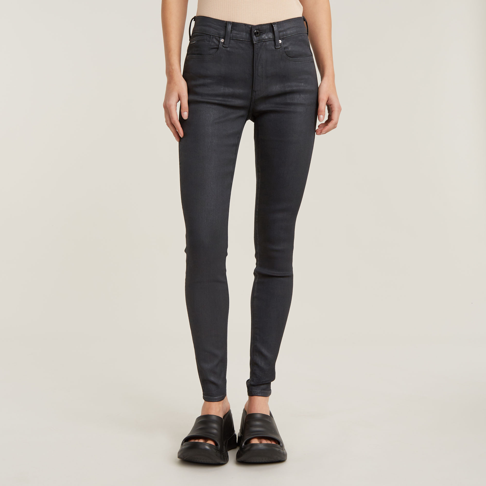 G-Star RAW Lhana Skinny Jeans Grijs Dames