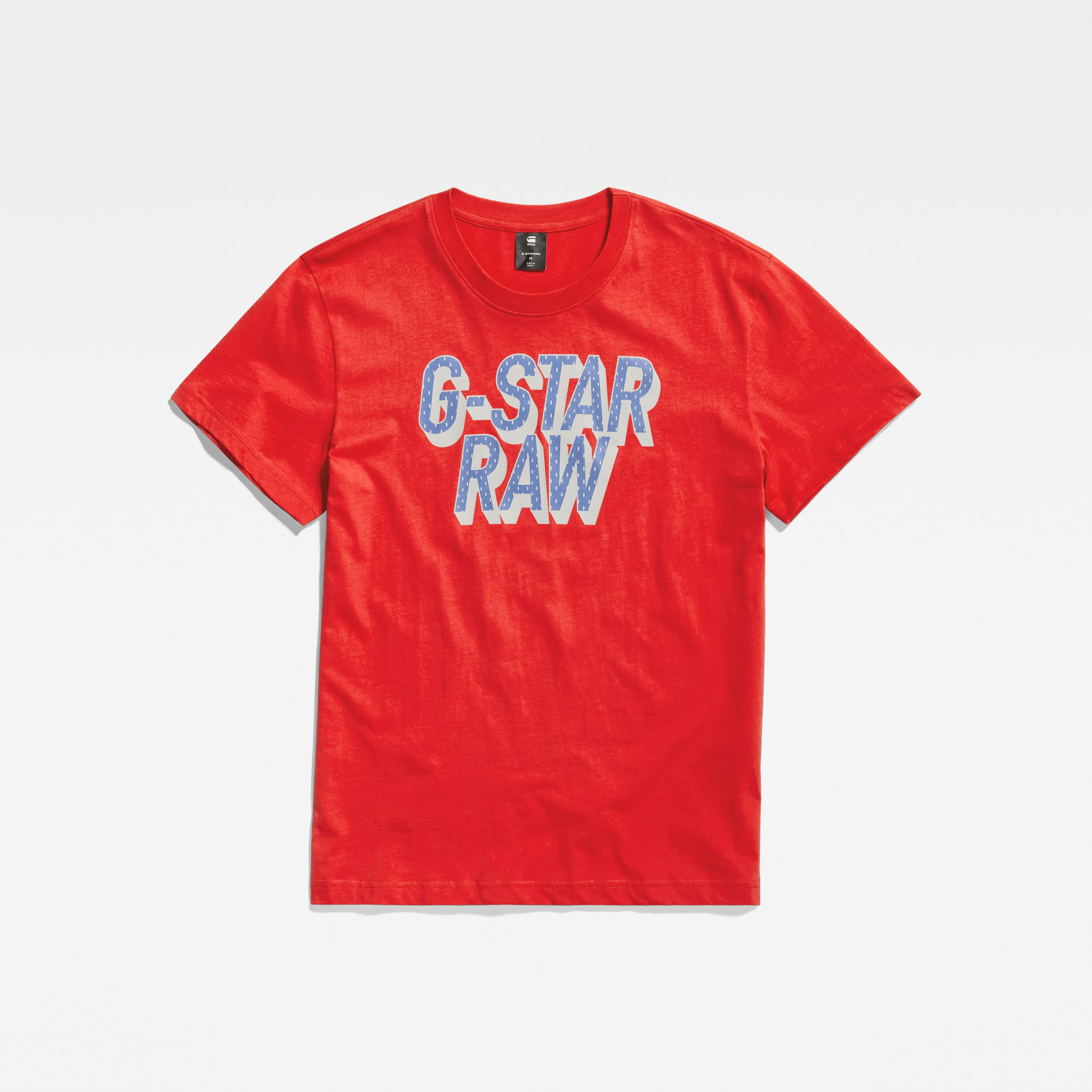 G-Star RAW 3D Dotted Graphic T-Shirt Rood Heren