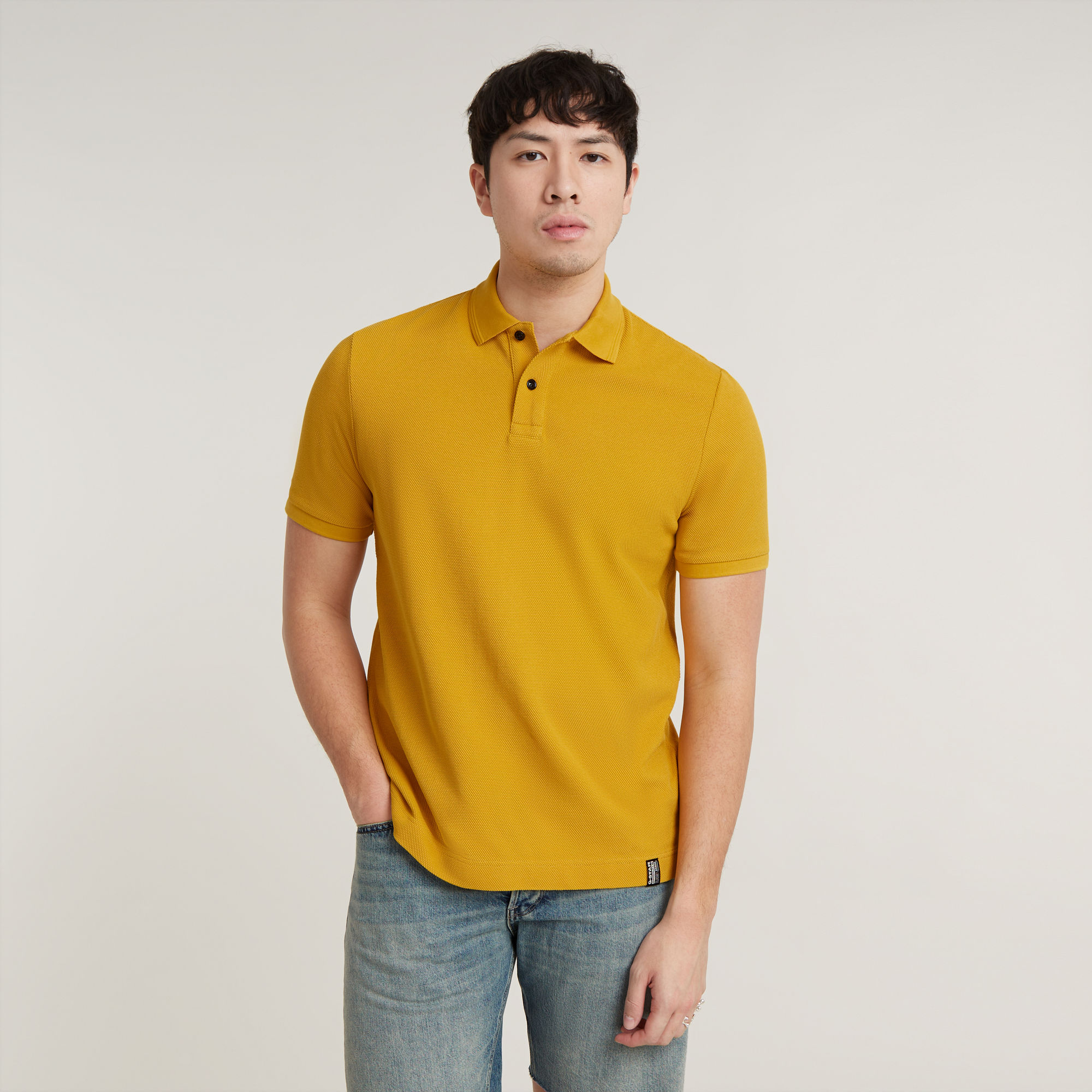 G-Star RAW Essential Polo - Geel - Heren